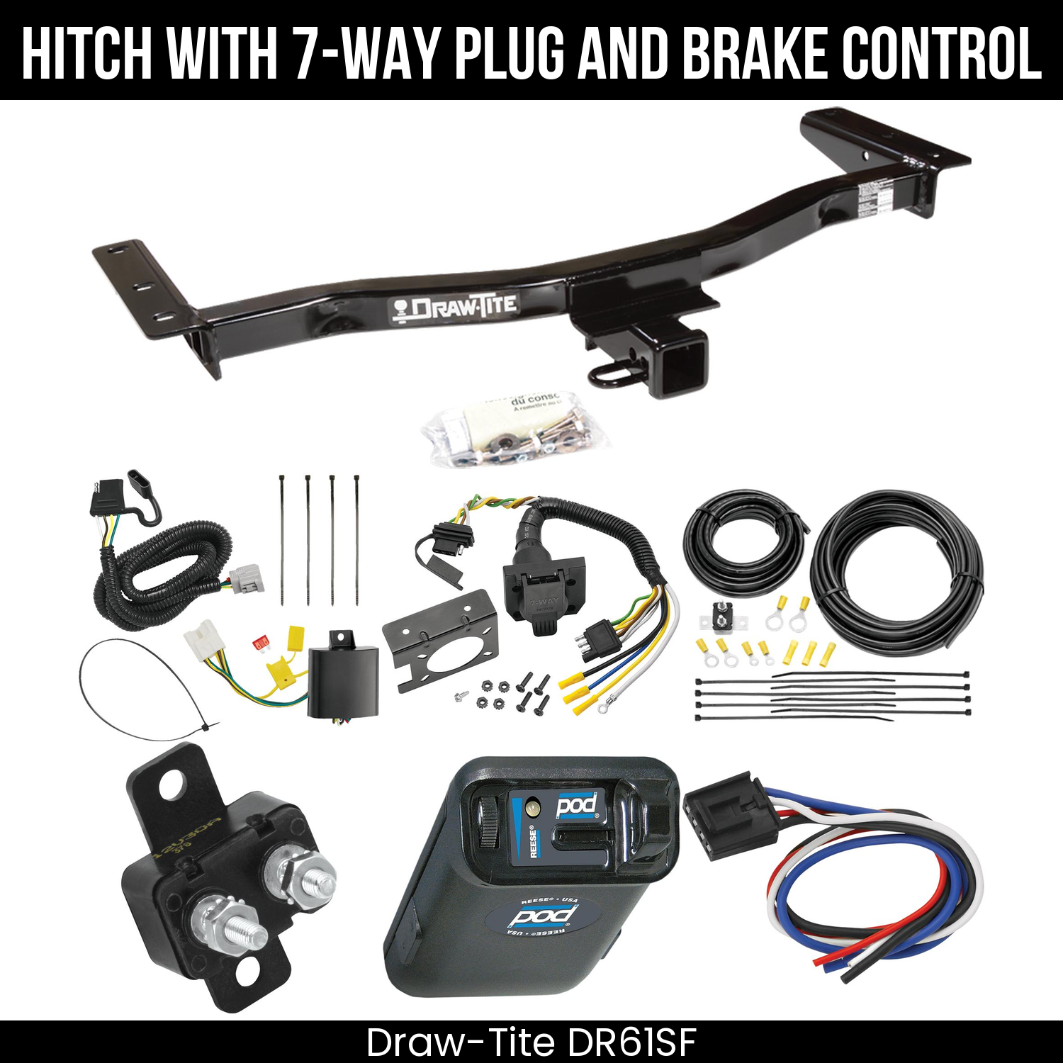 Trailer Hitch , 7-Way , Reese POD Brake Control