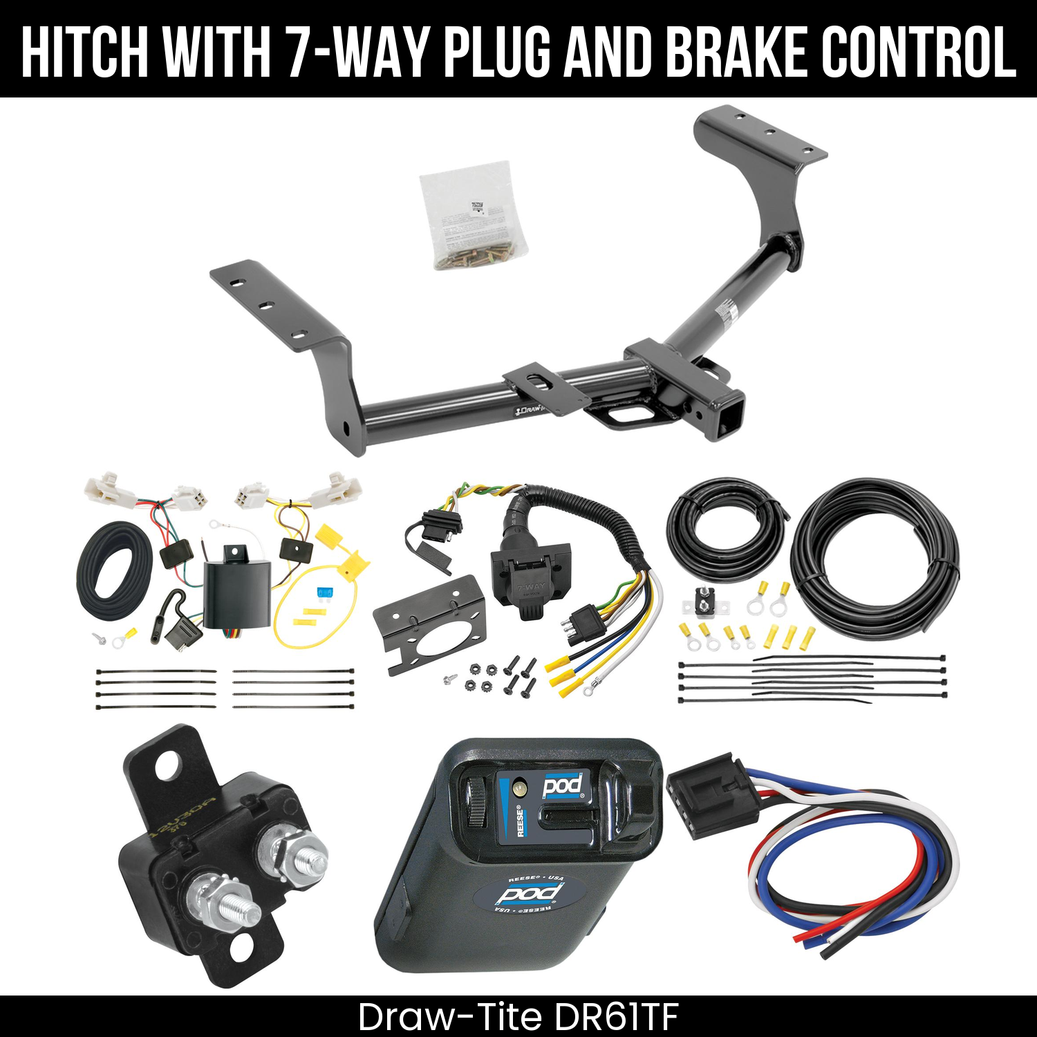 Trailer Hitch , 7-Way , Reese POD Brake Control