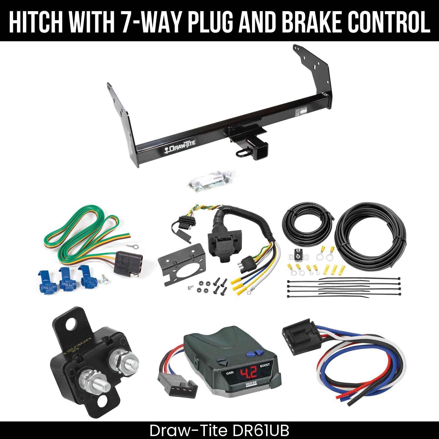 Trailer Hitch , 7-Way , Reese Brake EVN Control