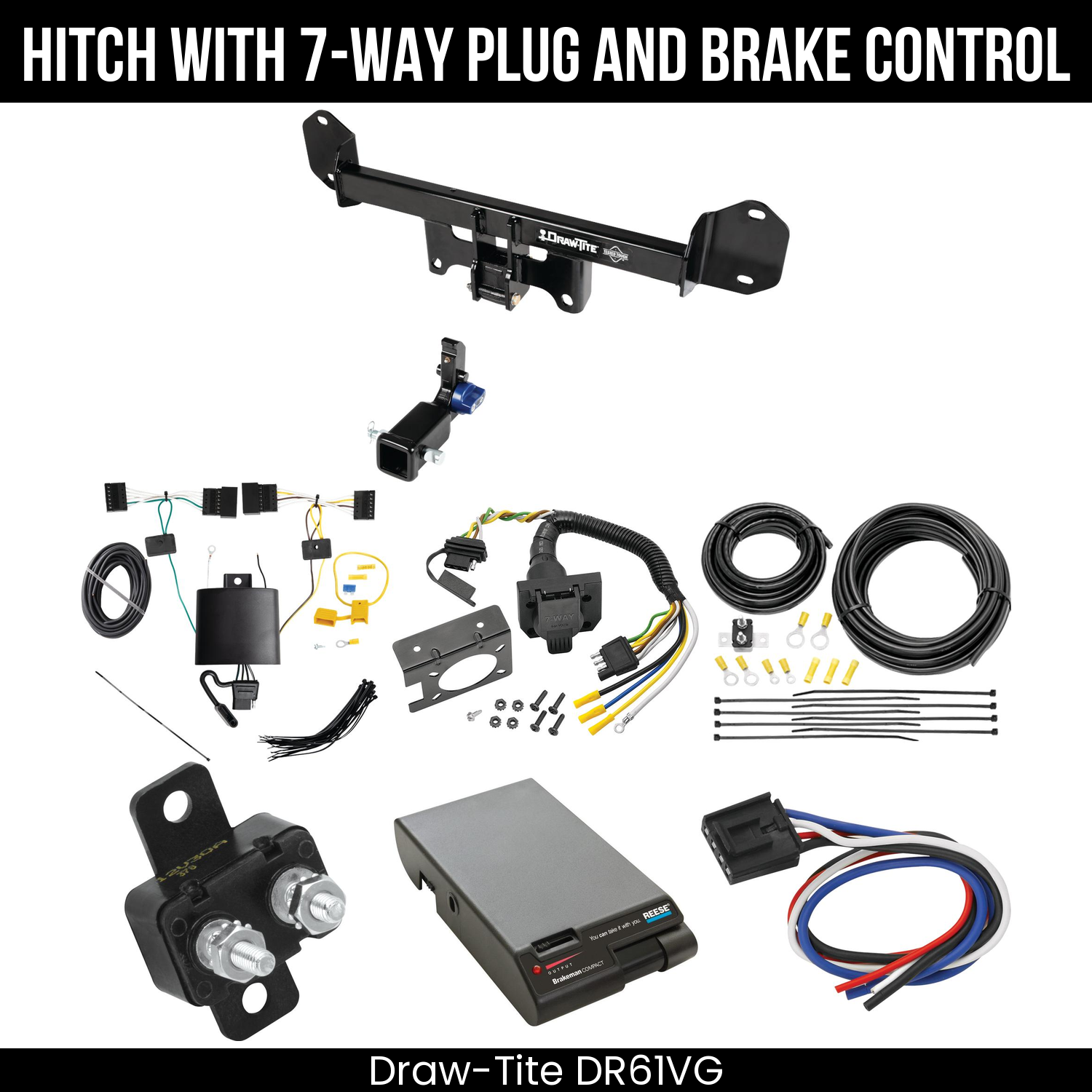 Trailer Hitch , 7-Way , Reese Brakeman Brake Control