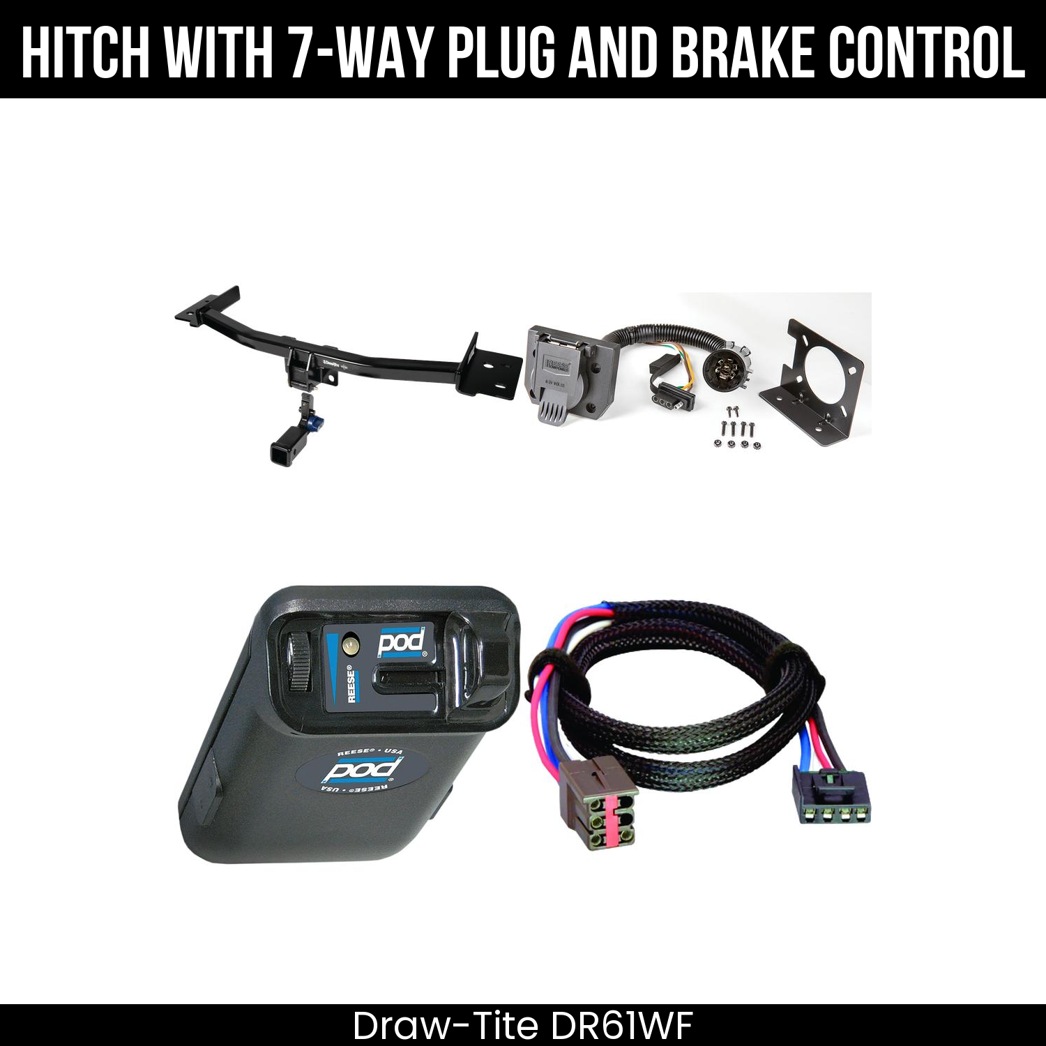 Trailer Hitch , 7-Way , Reese POD Brake Control