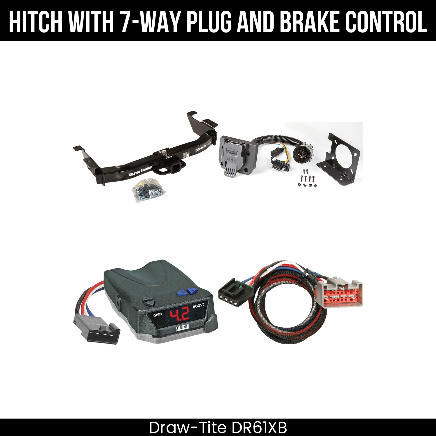 Trailer Hitch , 7-Way , Reese Brake EVN Control