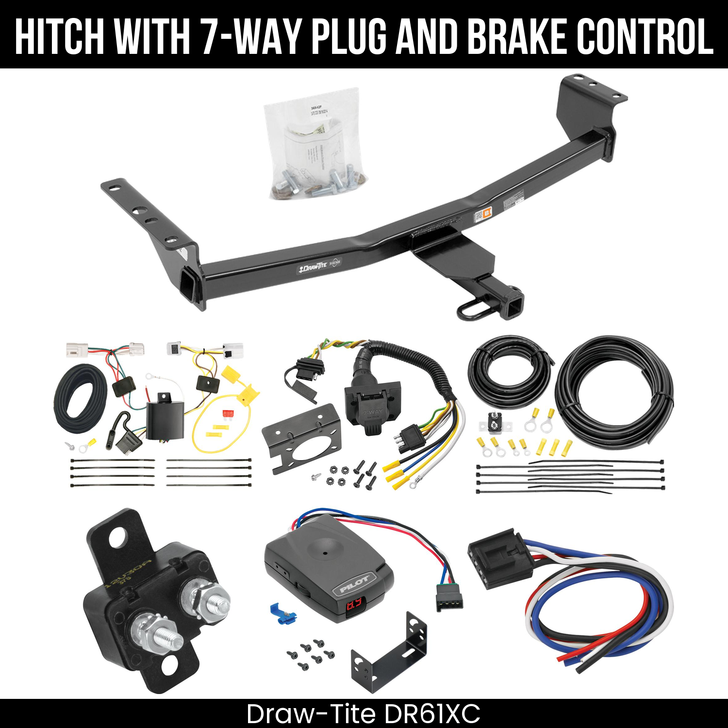 Trailer Hitch , 7-Way , Pro Series Pilot Brake Control