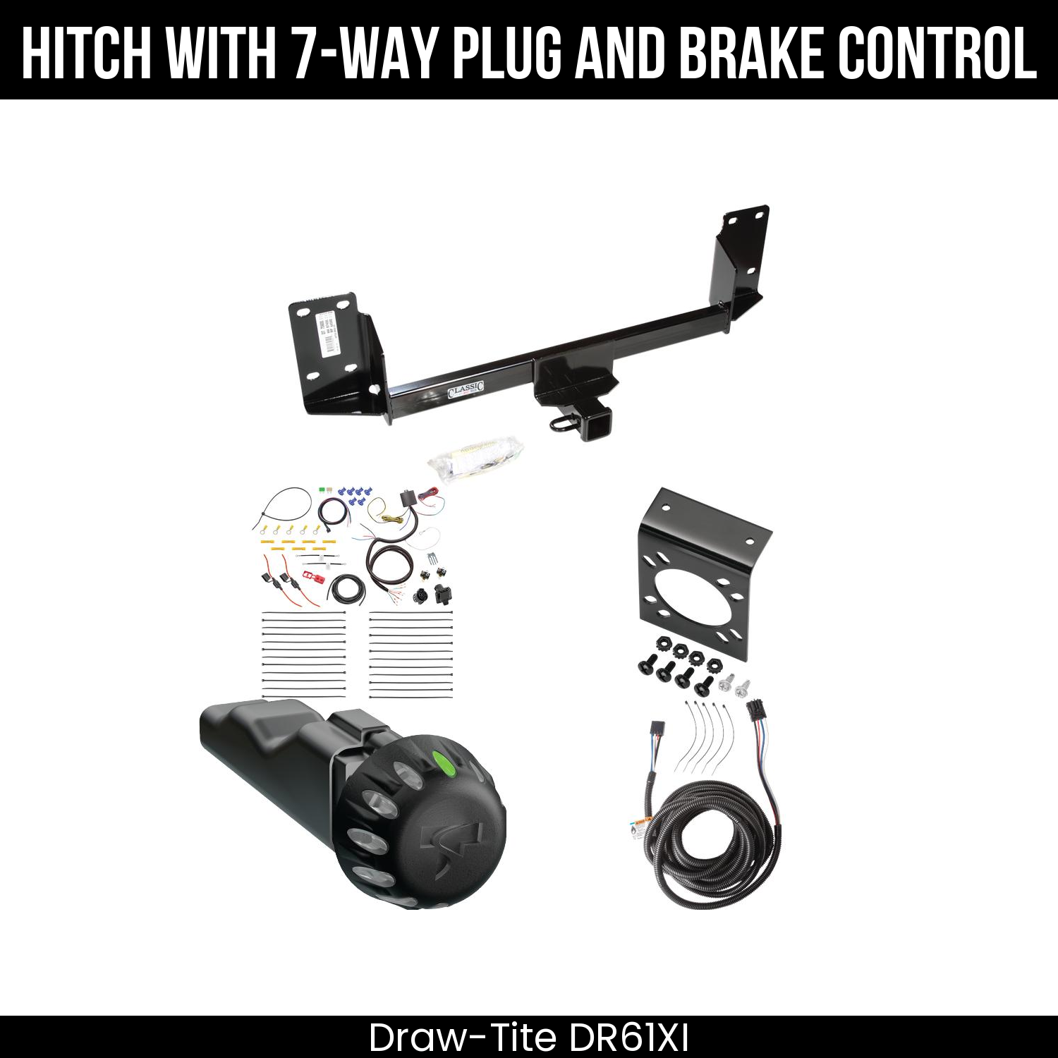Trailer Hitch , 7-Way , Tekonsha Voyager iD Smart Brake Control