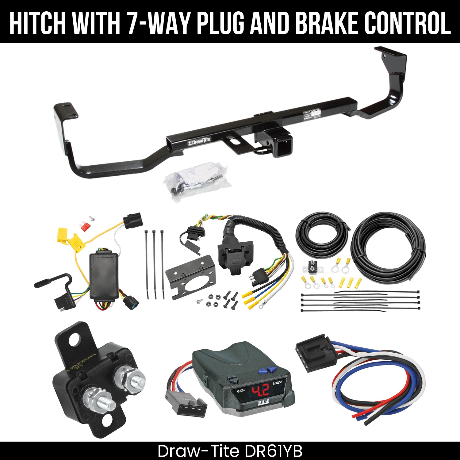 Trailer Hitch , 7-Way , Reese Brake EVN Control
