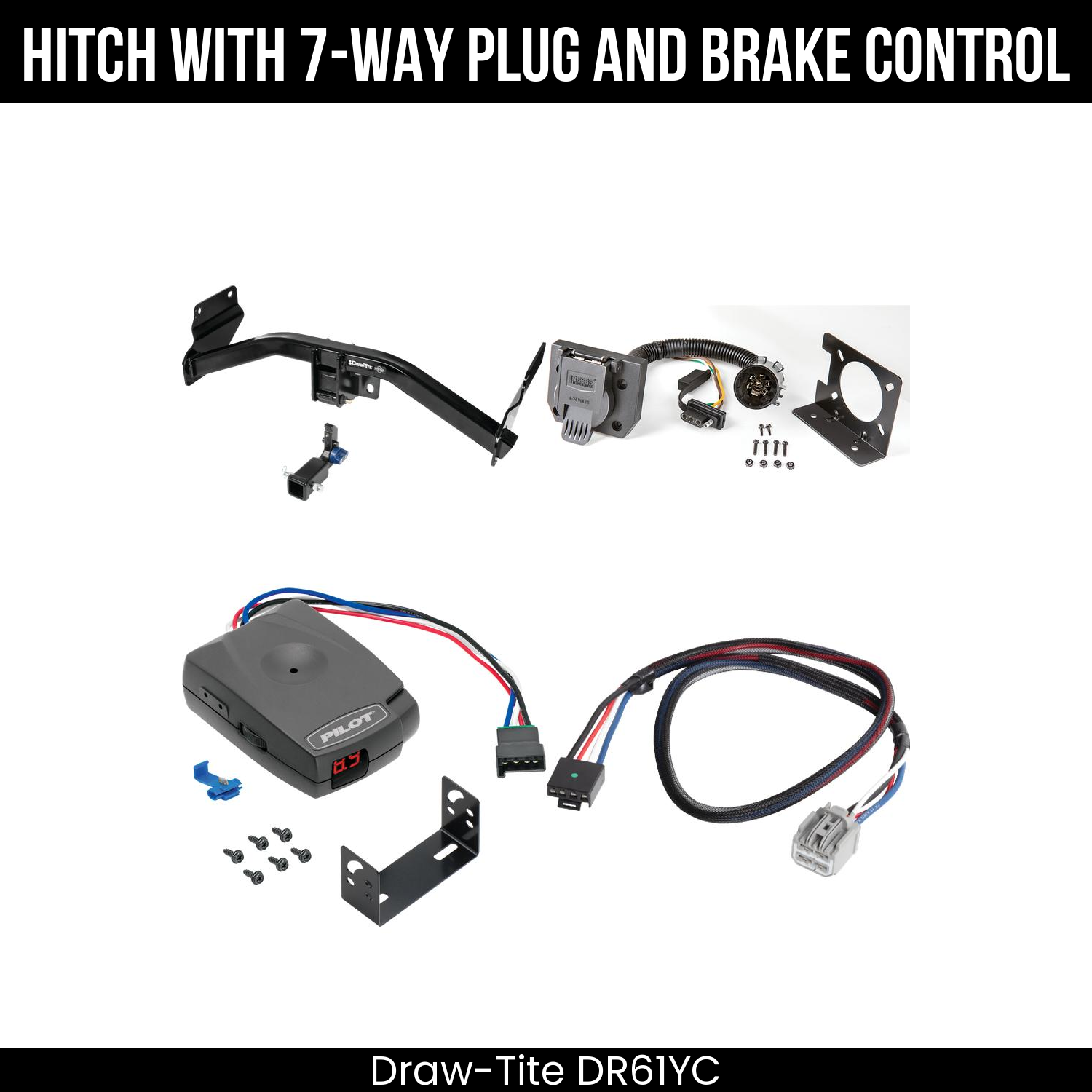 Trailer Hitch , 7-Way , Pro Series Pilot Brake Control