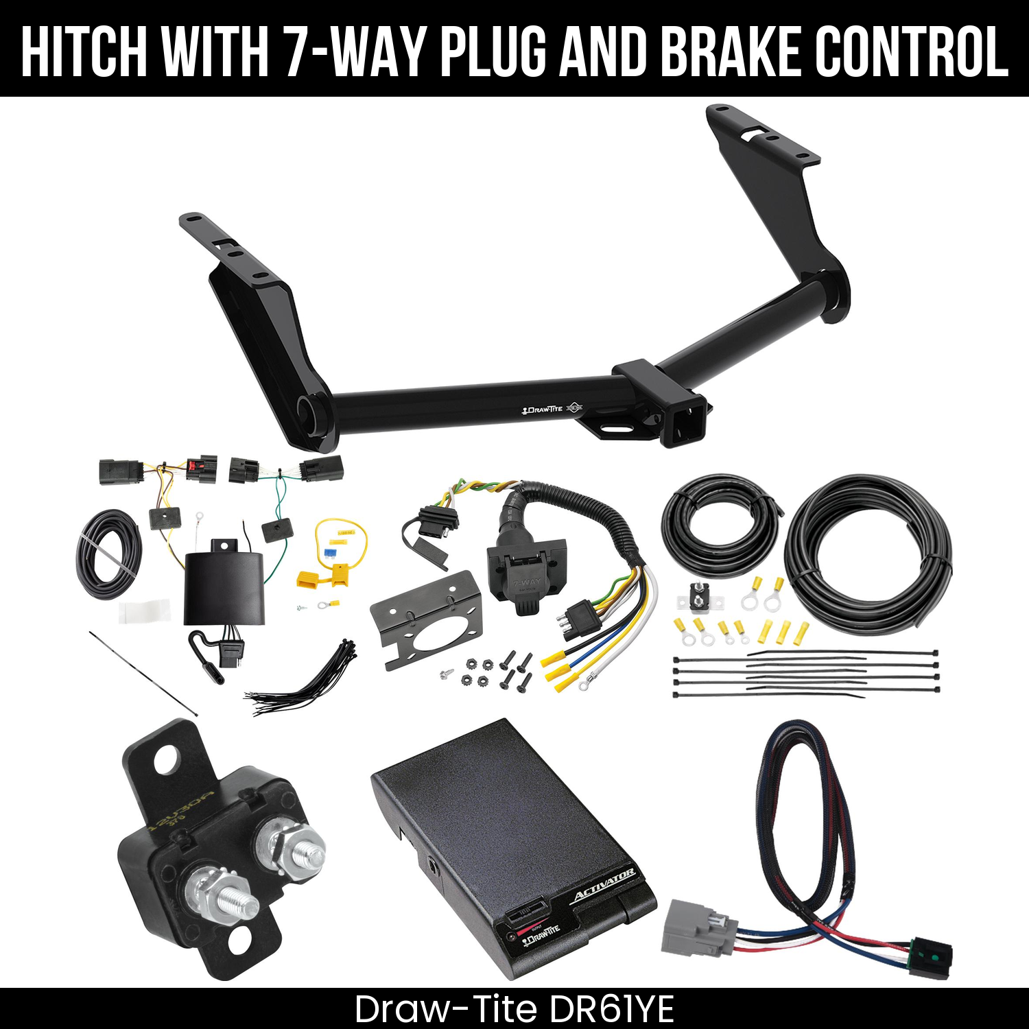 Trailer Hitch , 7-Way , Draw-Tite Activator Brake Control