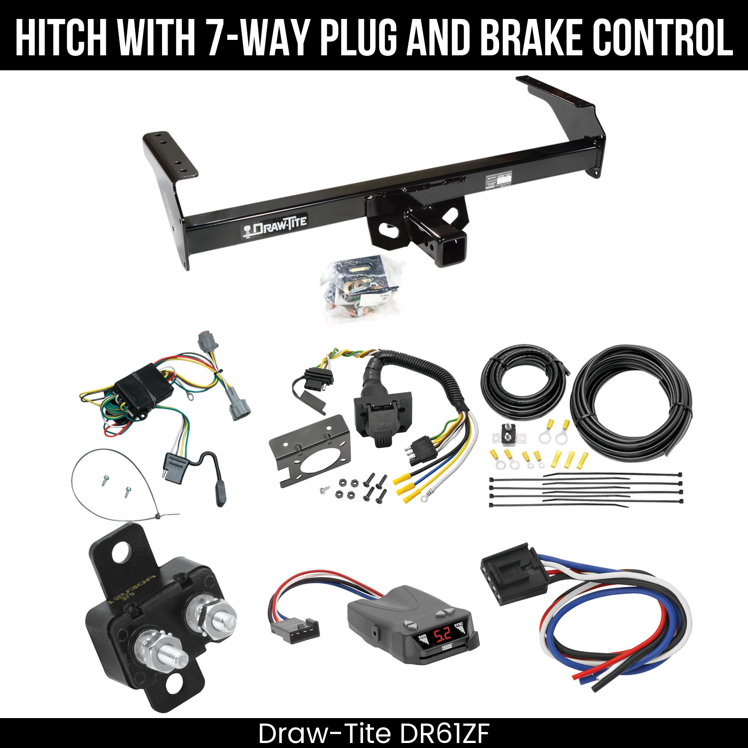 Trailer Hitch , 7-Way , Reese Brakeman IV Brake Control