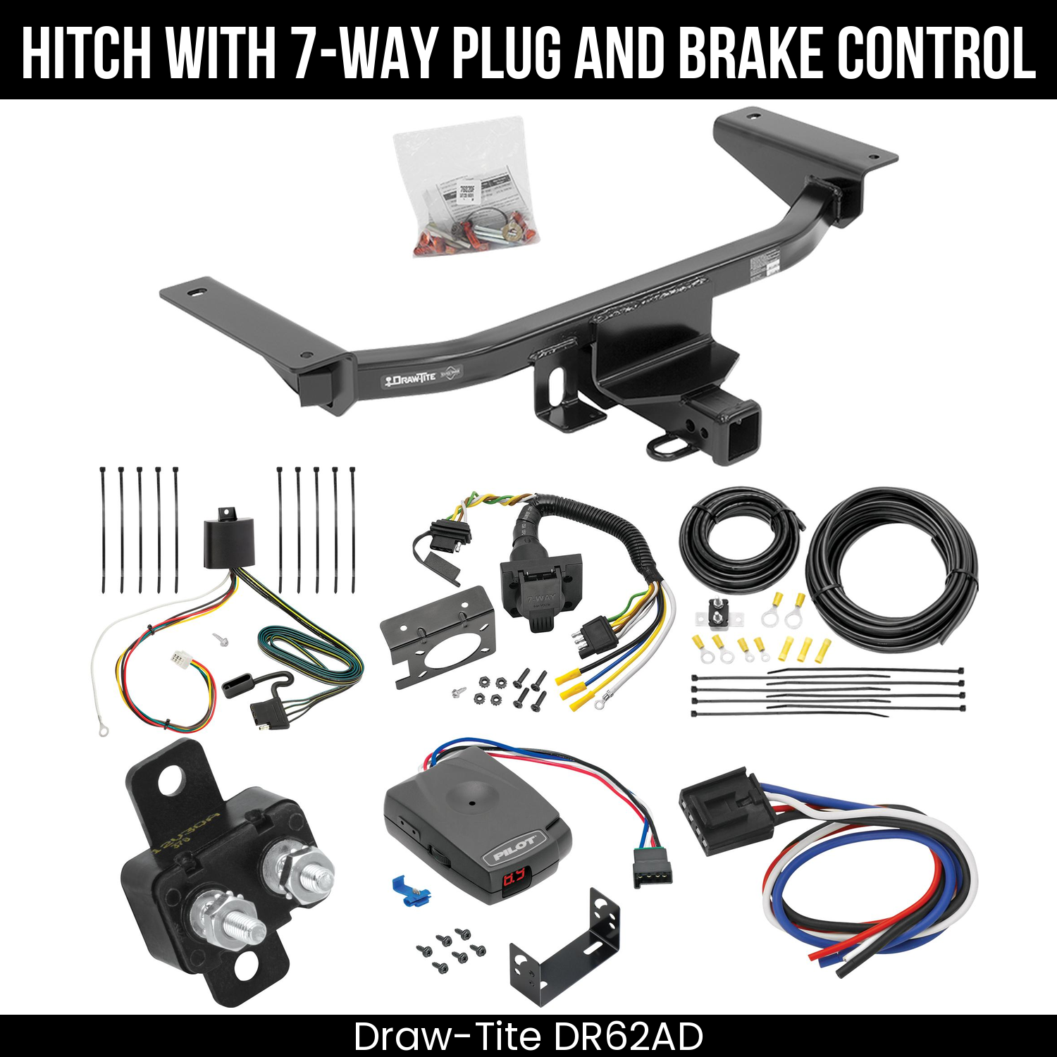 Trailer Hitch , 7-Way , Pro Series Pilot Brake Control