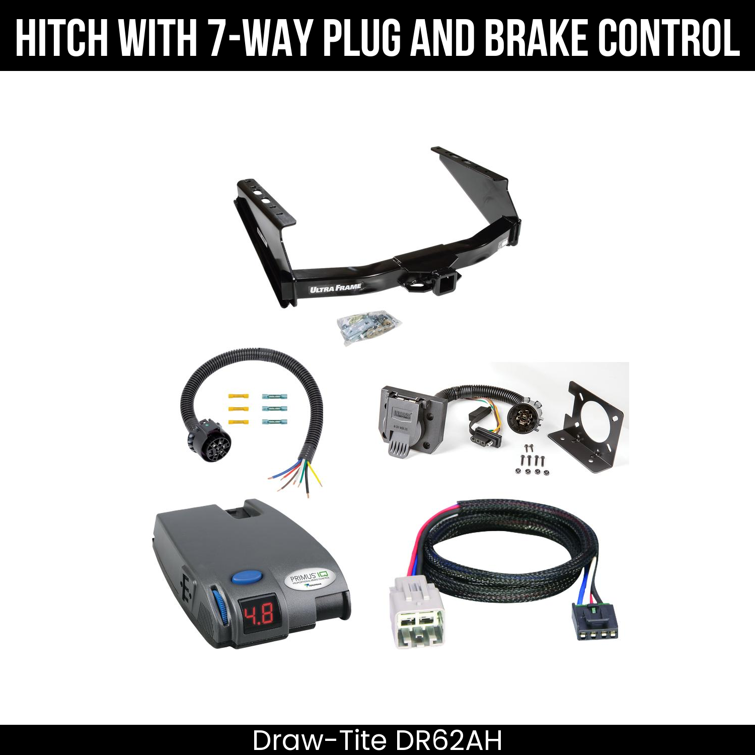 Trailer Hitch , 7-Way , Tekonsha Primus IQ Brake Control