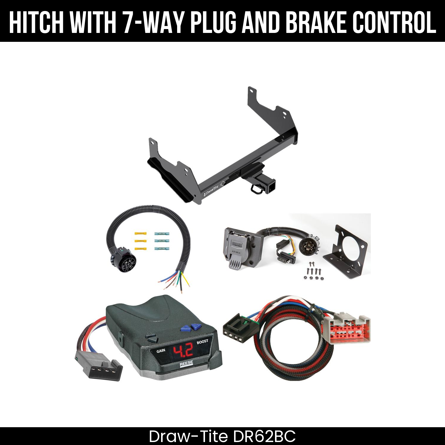 Trailer Hitch , 7-Way , Reese Brake EVN Control