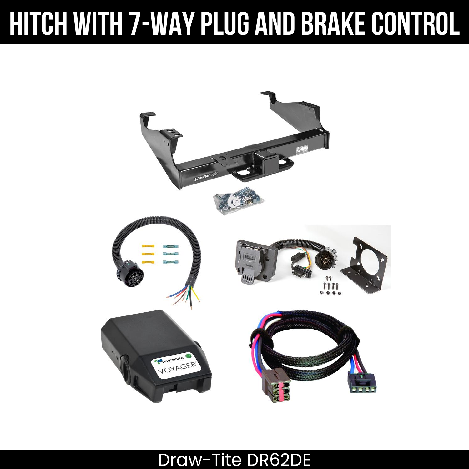 Trailer Hitch , 7-Way , Tekonsha Voyager Brake Control