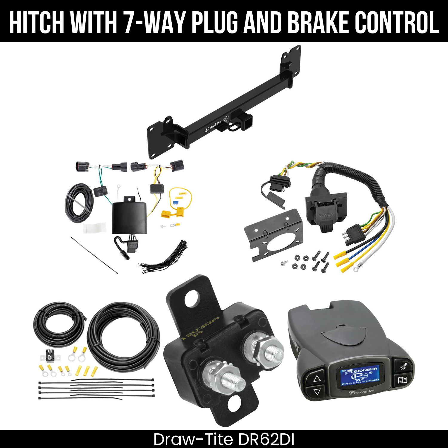 Trailer Hitch , 7-Way , Tekonsha Prodigy P3 Brake Control