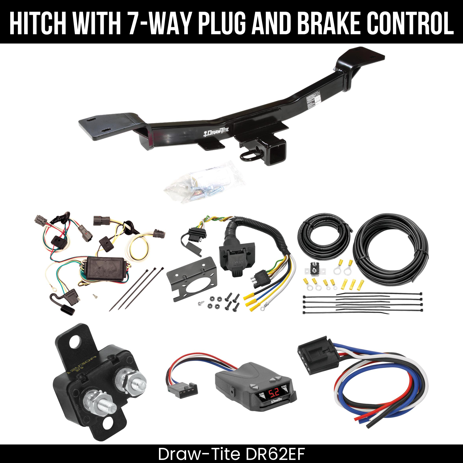 Trailer Hitch , 7-Way , Draw-Tite Activator IV Brake Control
