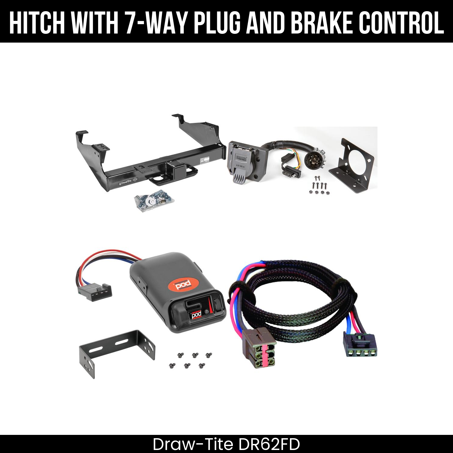 Trailer Hitch , 7-Way , Pro Series POD Brake Control