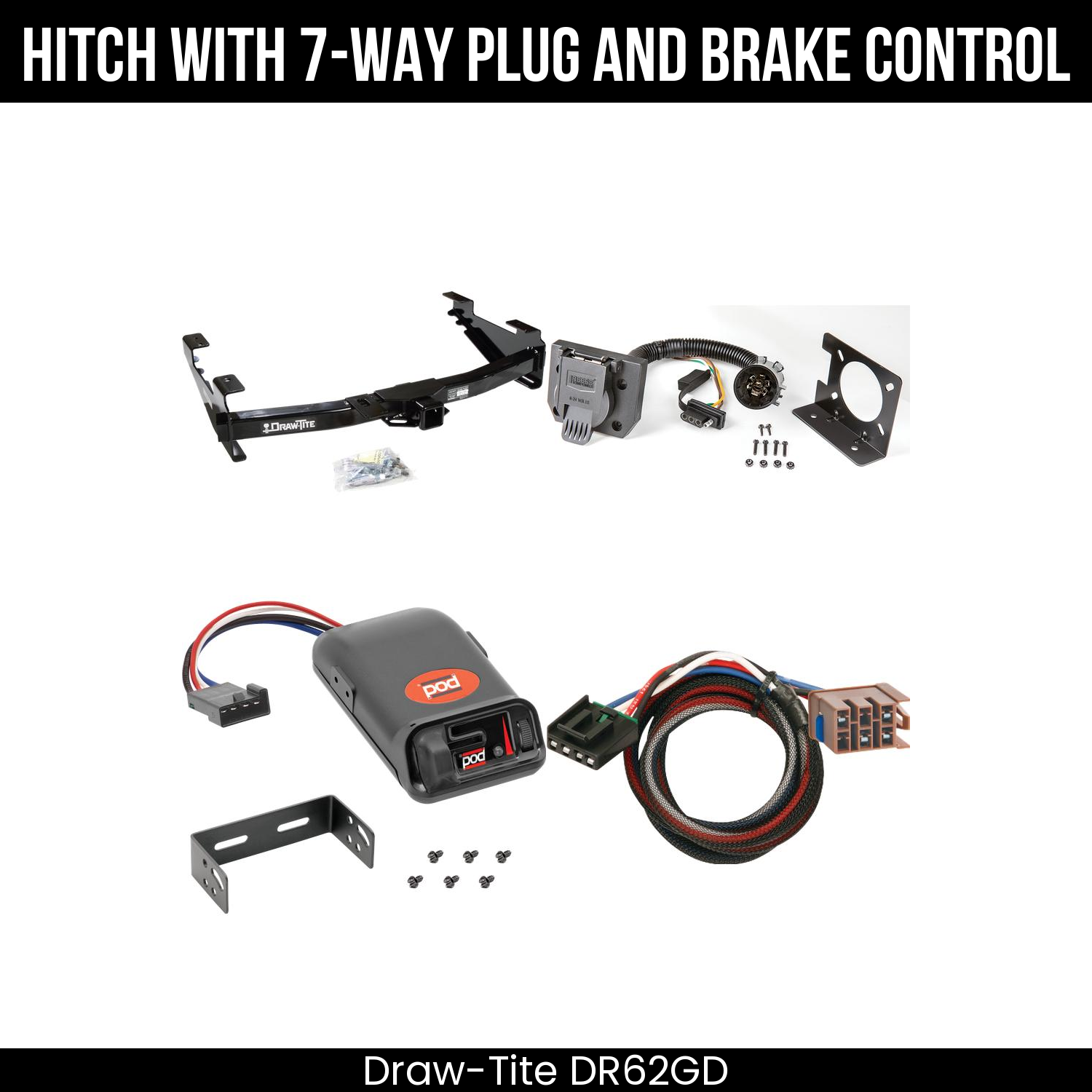 Trailer Hitch , 7-Way , Pro Series POD Brake Control