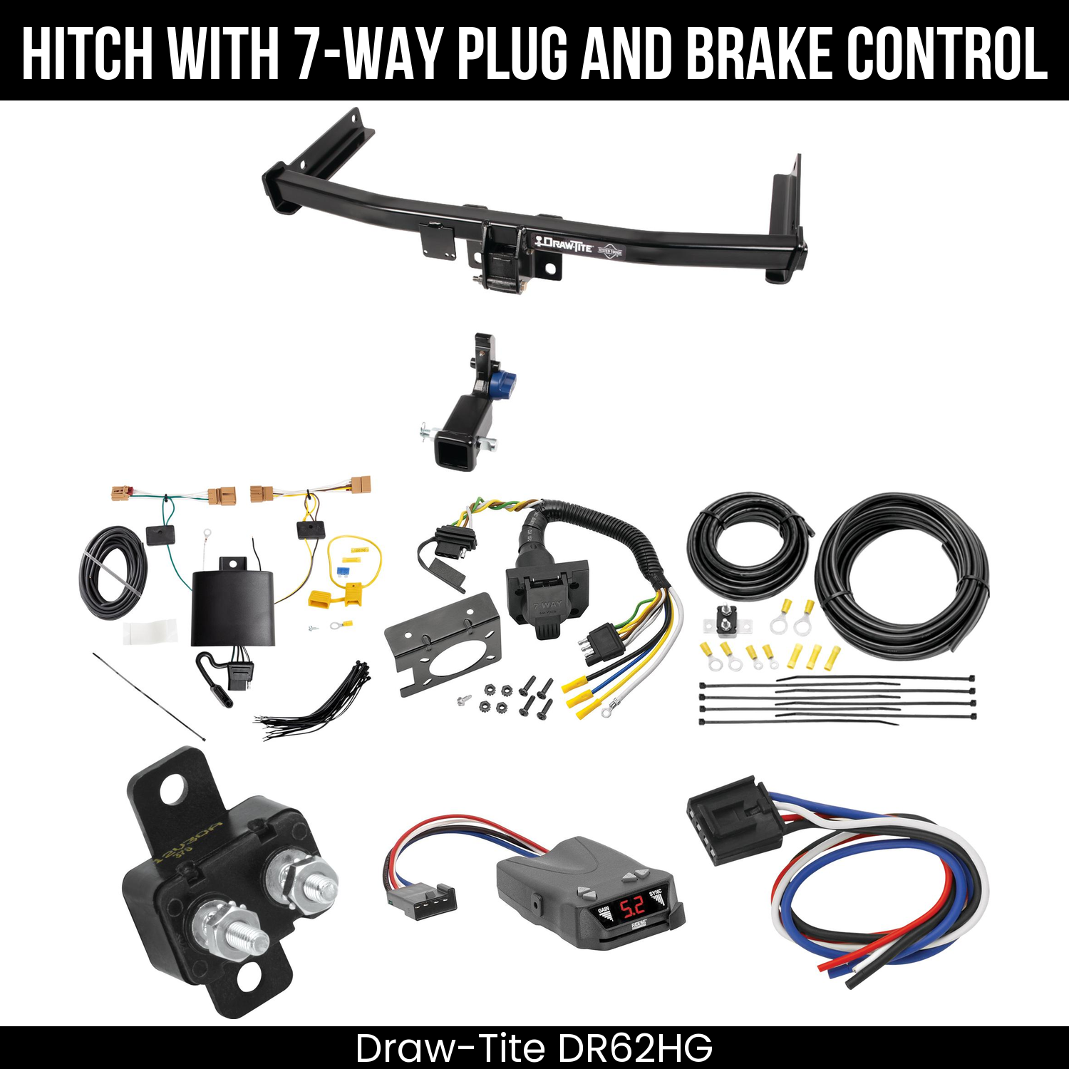Trailer Hitch , 7-Way , Reese Brakeman IV Brake Control