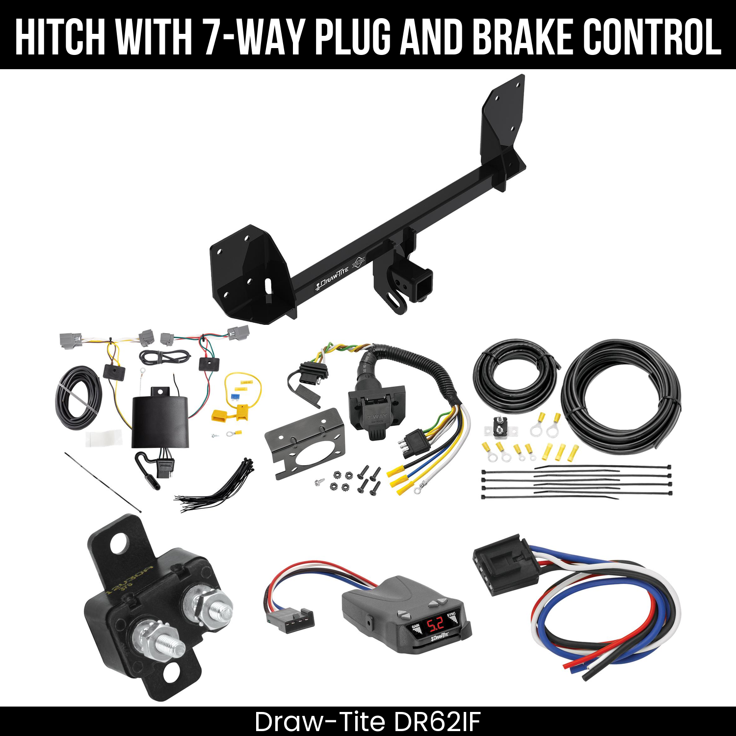 Trailer Hitch , 7-Way , Draw-Tite Activator IV Brake Control