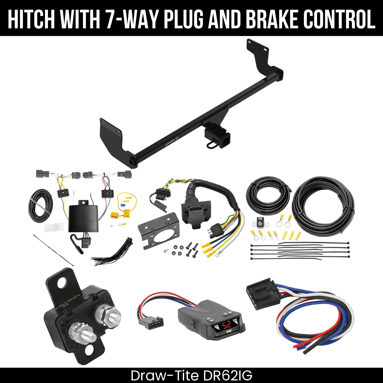 Trailer Hitch , 7-Way , Reese Brakeman IV Brake Control