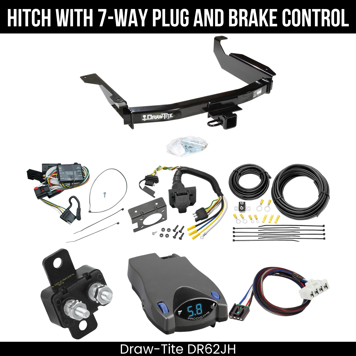 Trailer Hitch , 7-Way , Tekonsha Prodigy P2 Brake Control