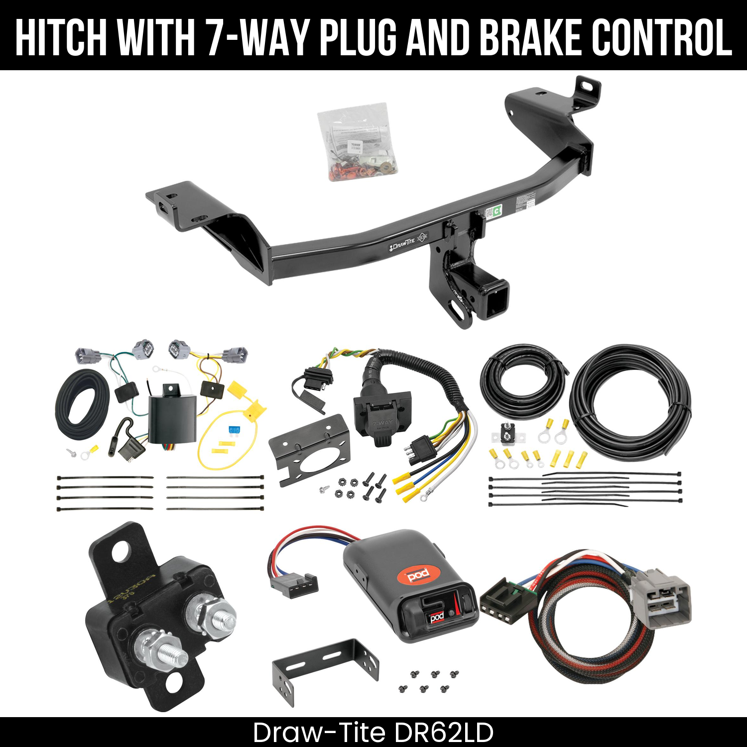 Trailer Hitch , 7-Way , Pro Series POD Brake Control