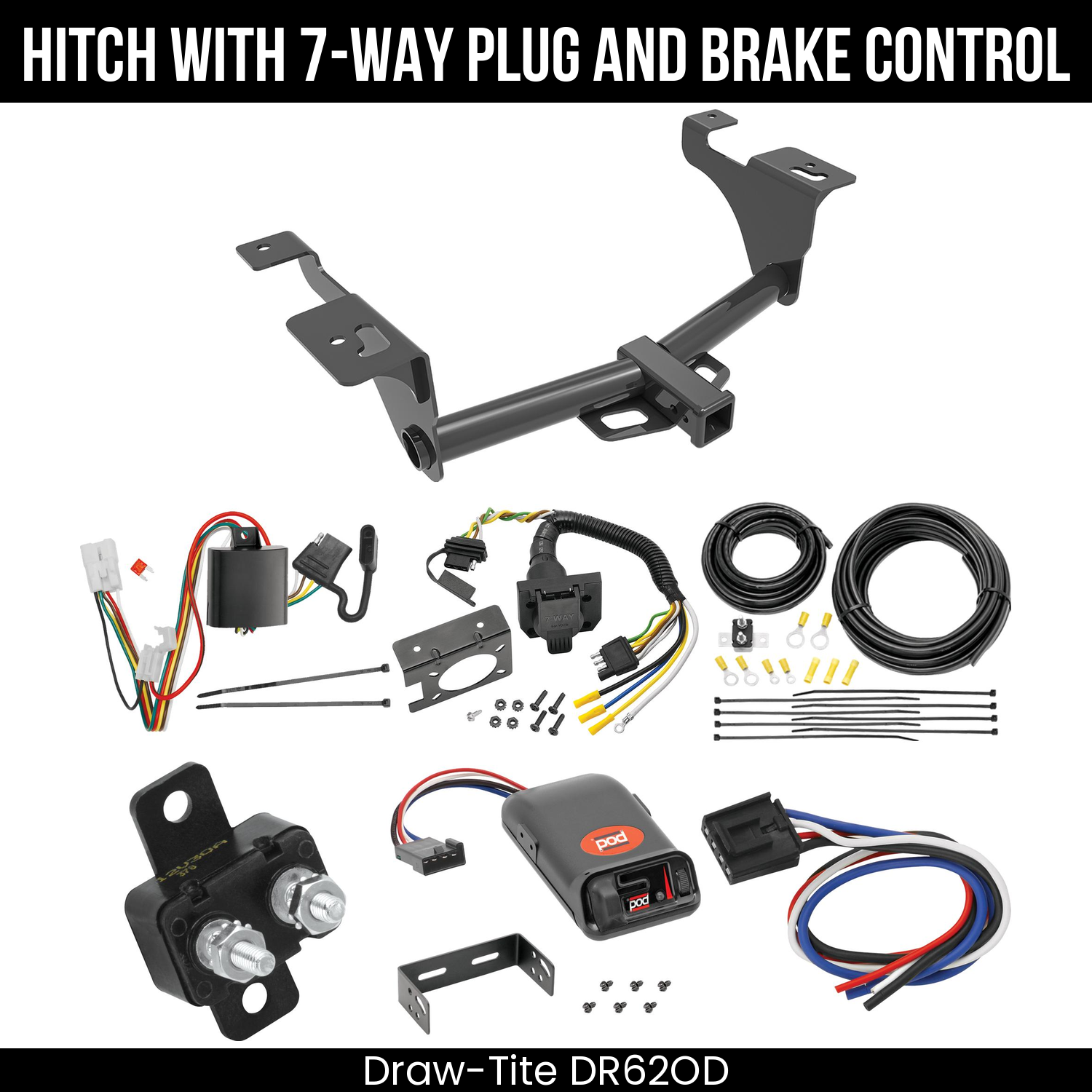 Trailer Hitch , 7-Way , Pro Series POD Brake Control