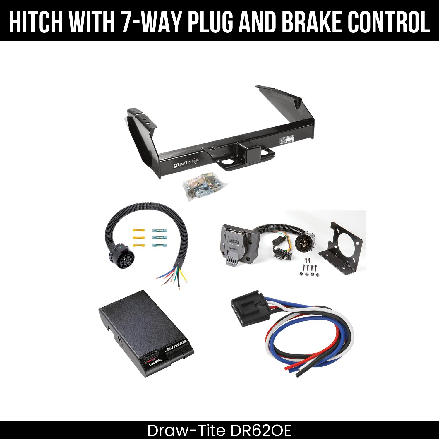 Trailer Hitch , 7-Way , Draw-Tite Activator Brake Control