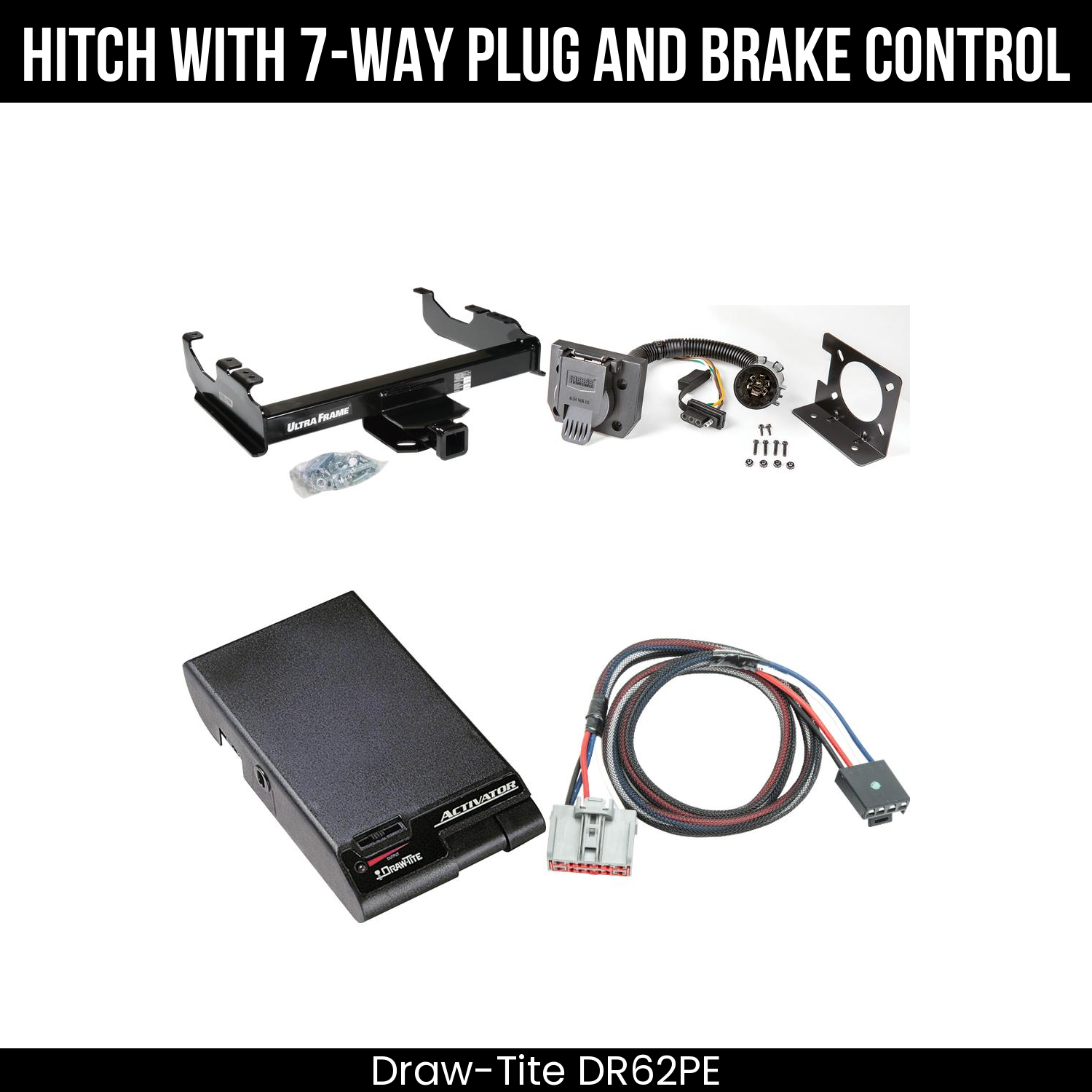 Trailer Hitch , 7-Way , Draw-Tite Activator Brake Control