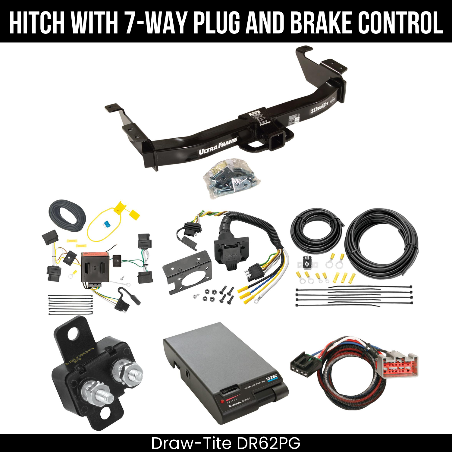 Trailer Hitch , 7-Way , Reese Brakeman Brake Control
