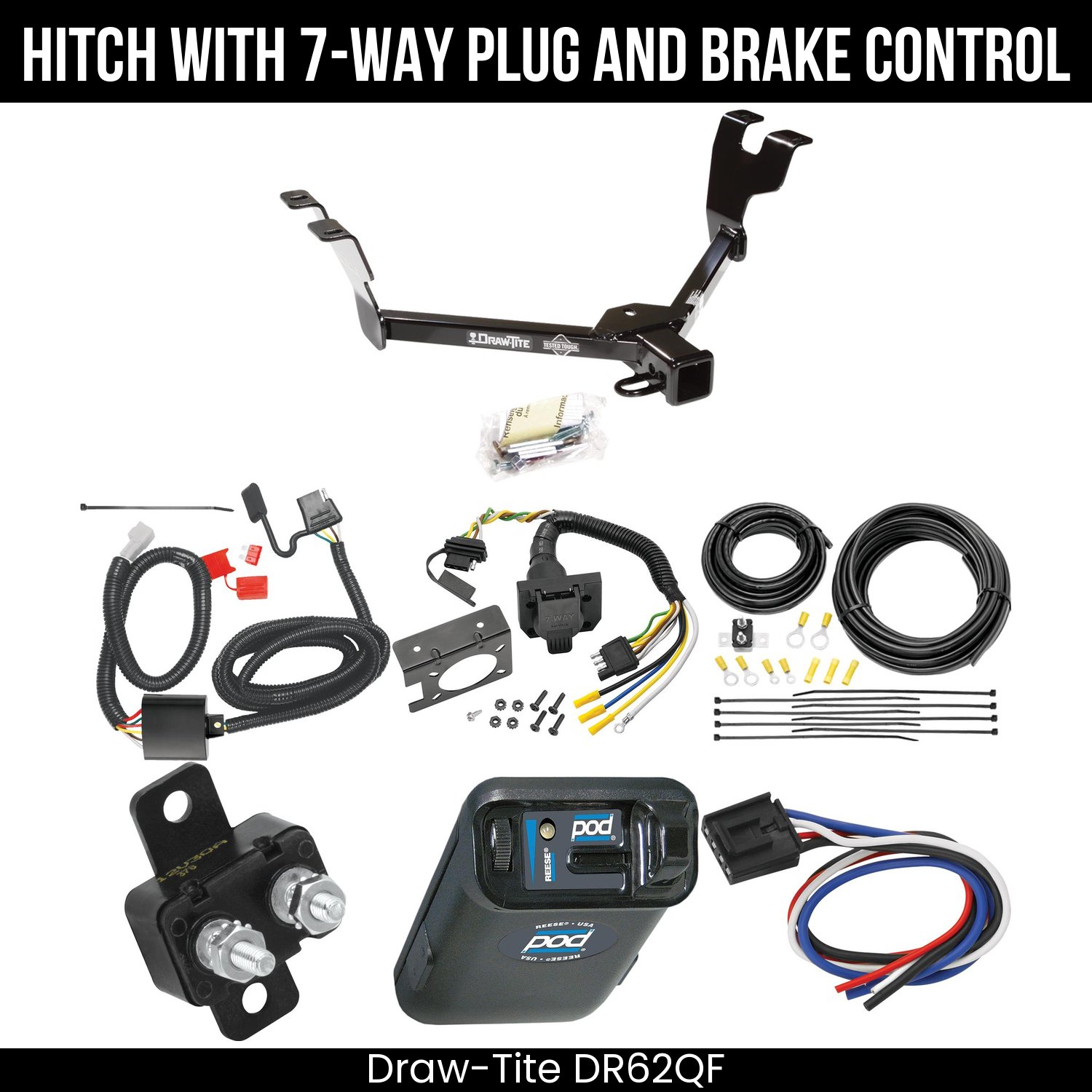 Trailer Hitch , 7-Way , Reese POD Brake Control