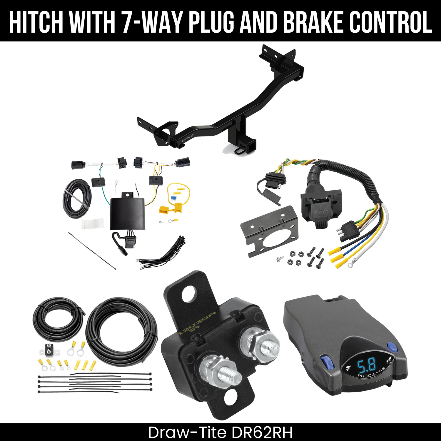 Trailer Hitch , 7-Way , Tekonsha Prodigy P2 Brake Control