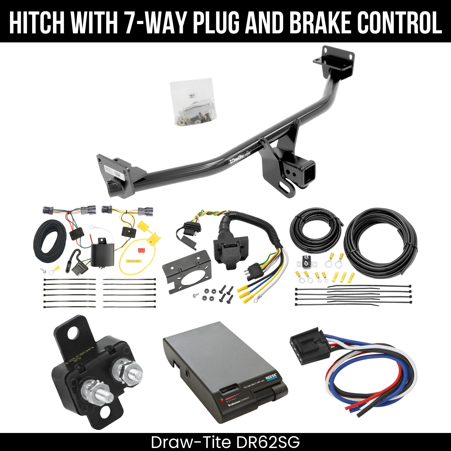 Trailer Hitch , 7-Way , Reese Brakeman Brake Control