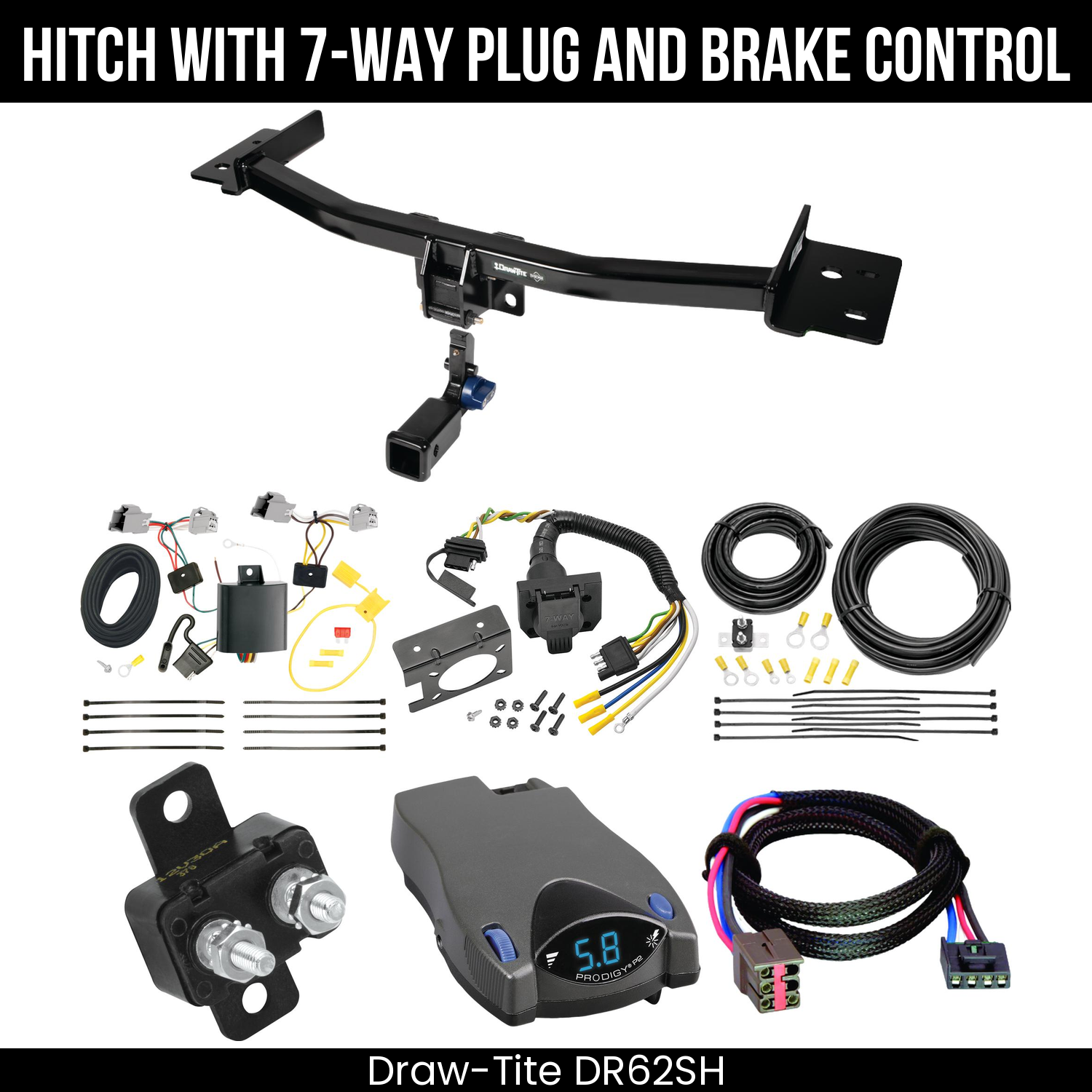 Trailer Hitch , 7-Way , Tekonsha Prodigy P2 Brake Control