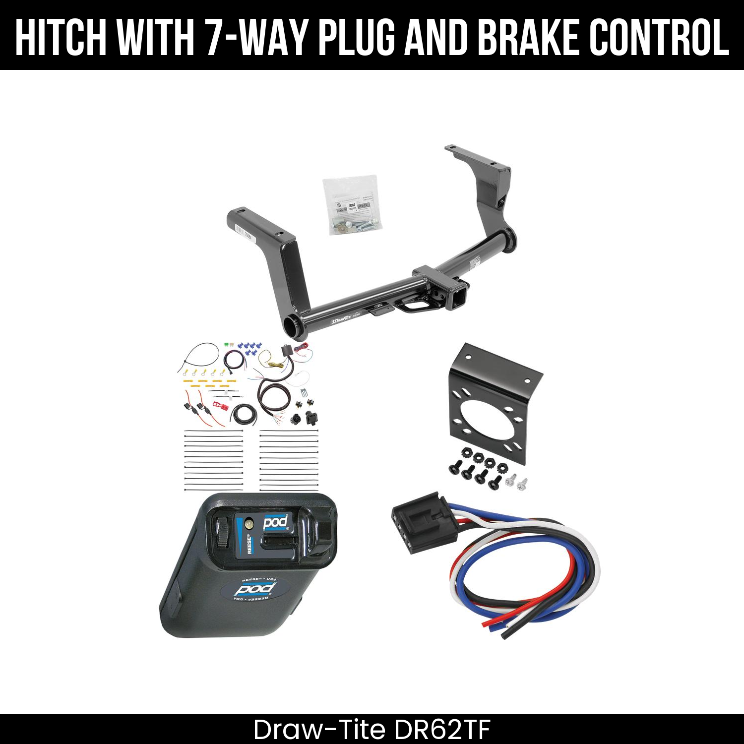 Trailer Hitch , 7-Way , Reese POD Brake Control