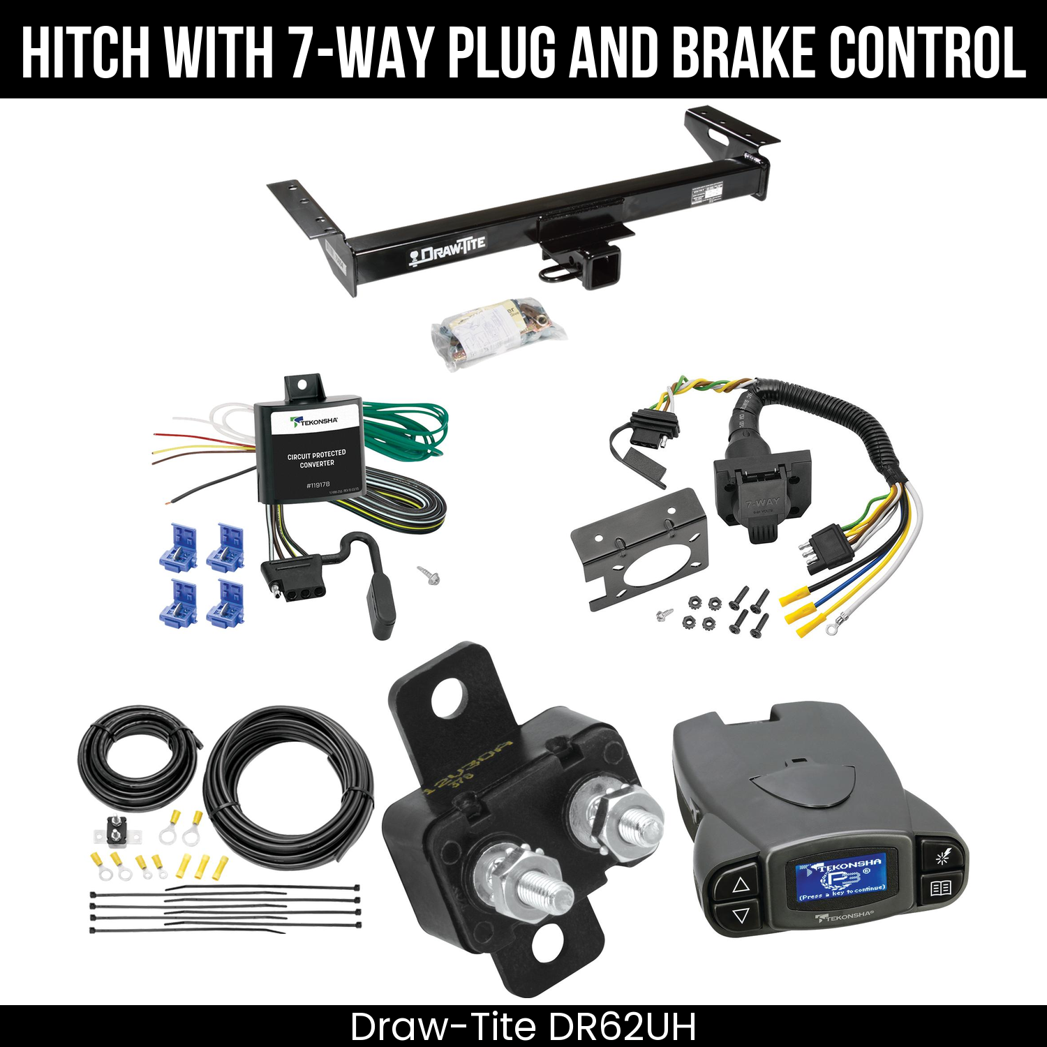 Trailer Hitch , 7-Way , Tekonsha Prodigy P3 Brake Control
