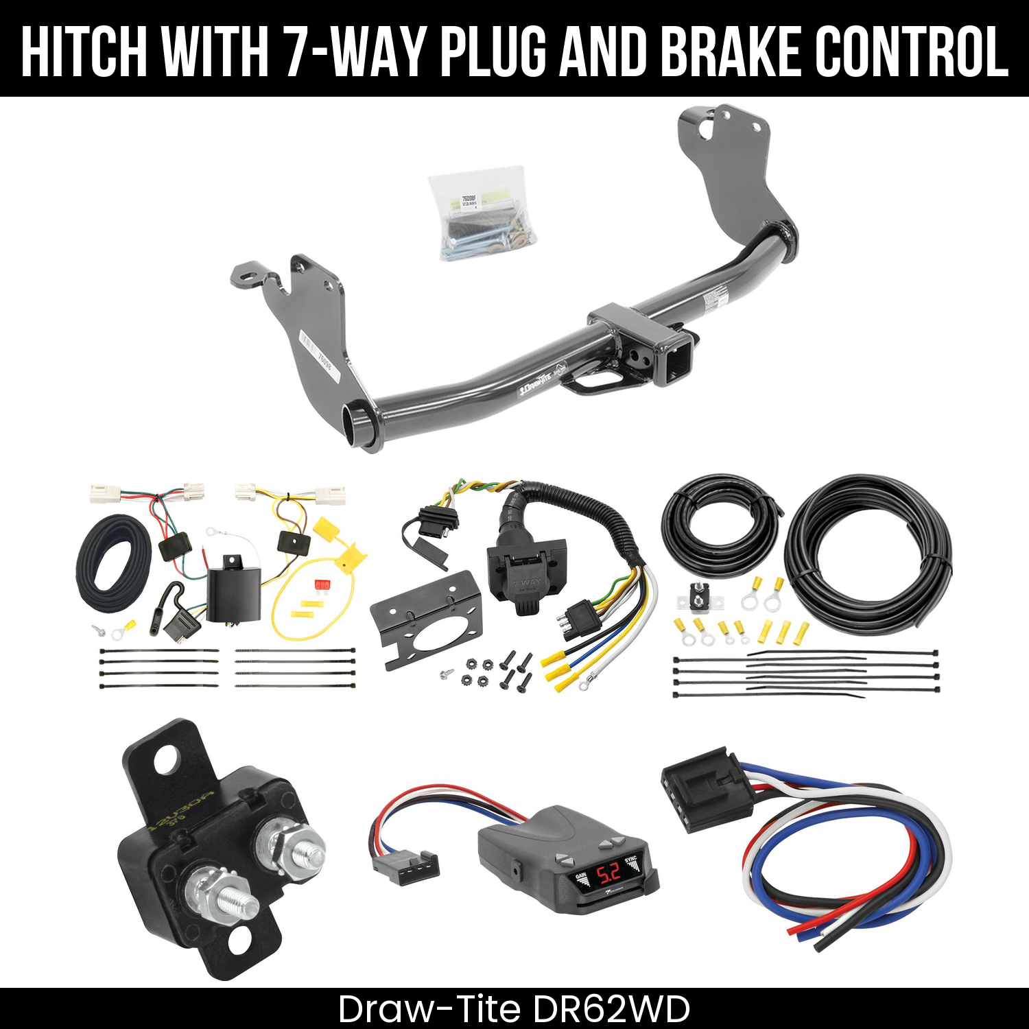 Trailer Hitch , 7-Way , Tekonsha Brakeman IV Brake Control