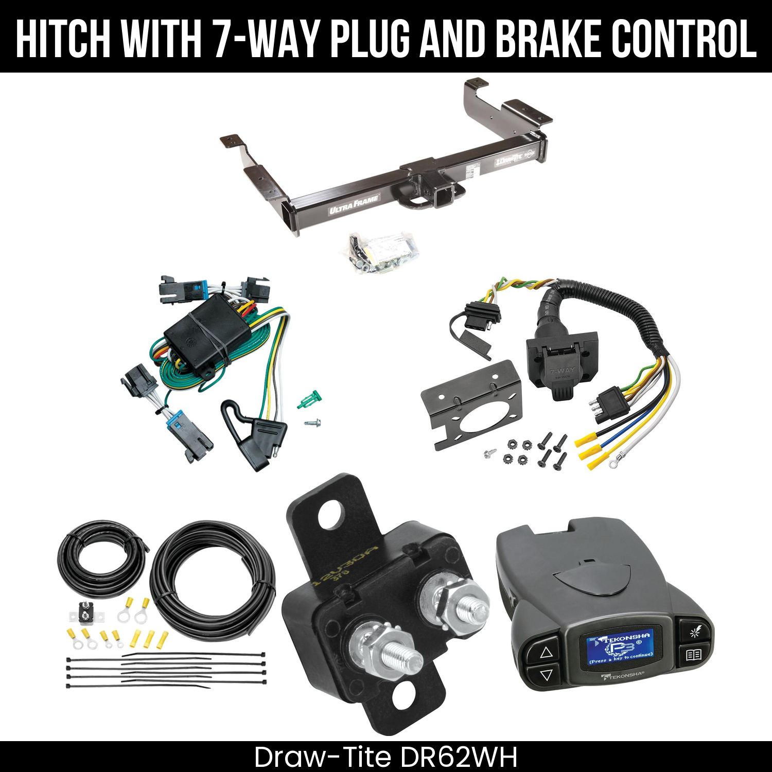 Trailer Hitch , 7-Way , Tekonsha Prodigy P3 Brake Control