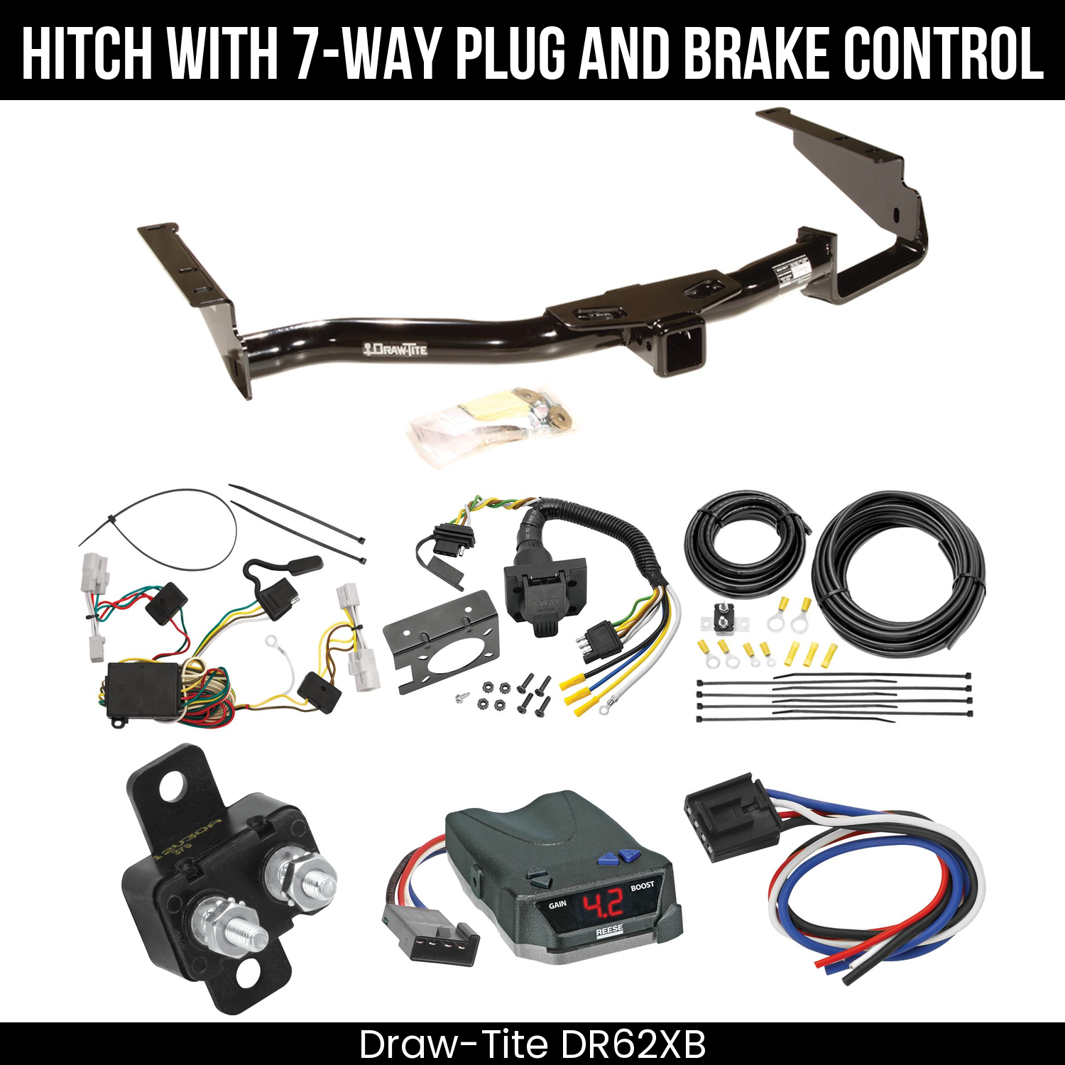 Trailer Hitch , 7-Way , Reese Brake EVN Control