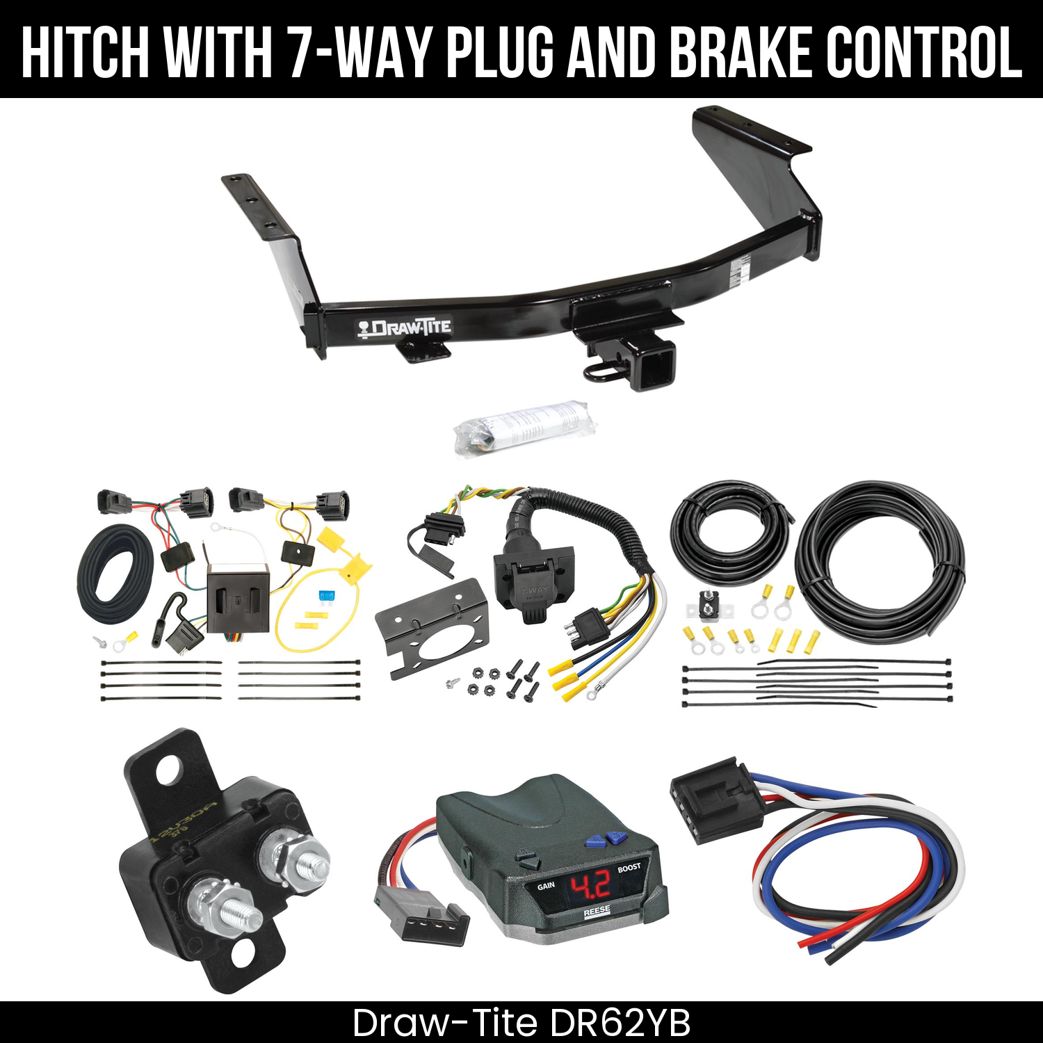 Trailer Hitch , 7-Way , Reese Brake EVN Control