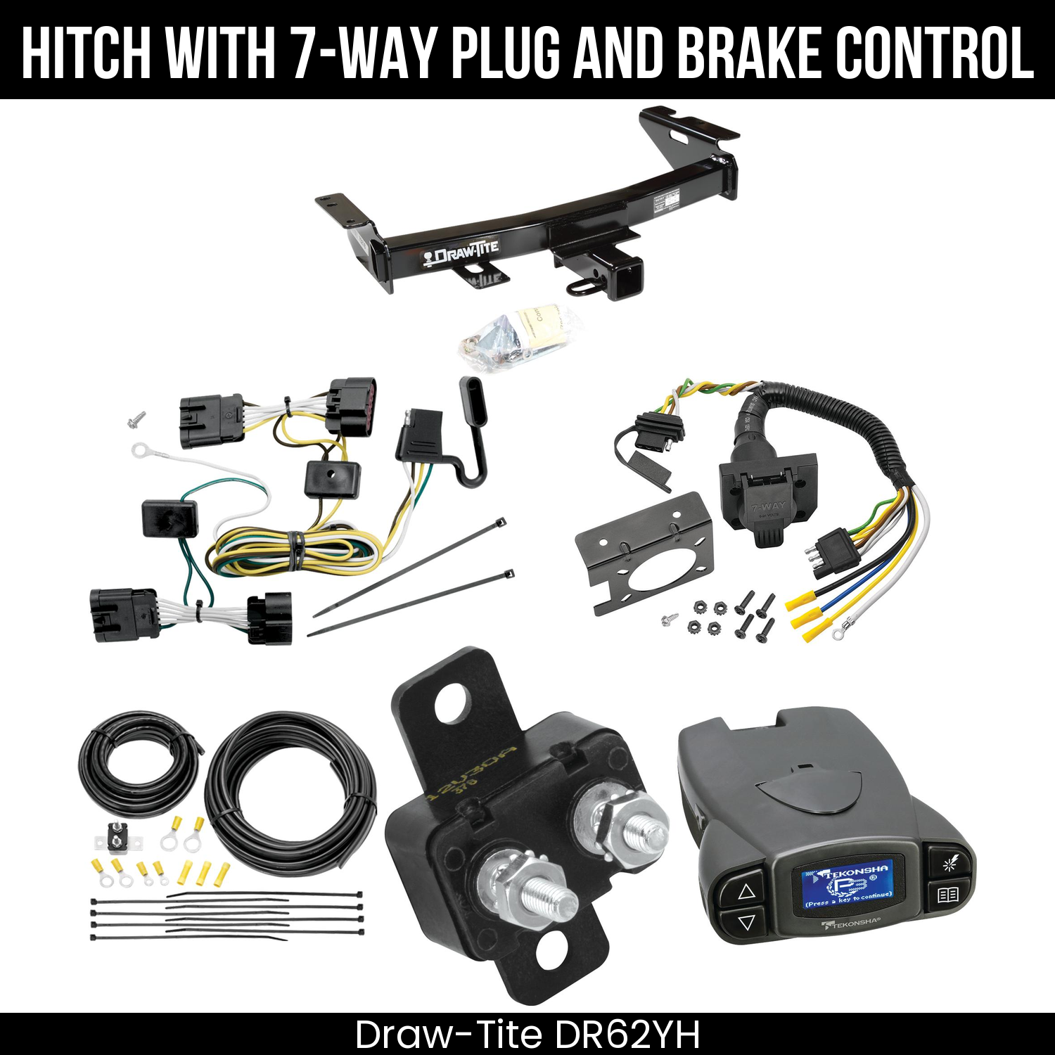 Trailer Hitch , 7-Way , Tekonsha Prodigy P3 Brake Control