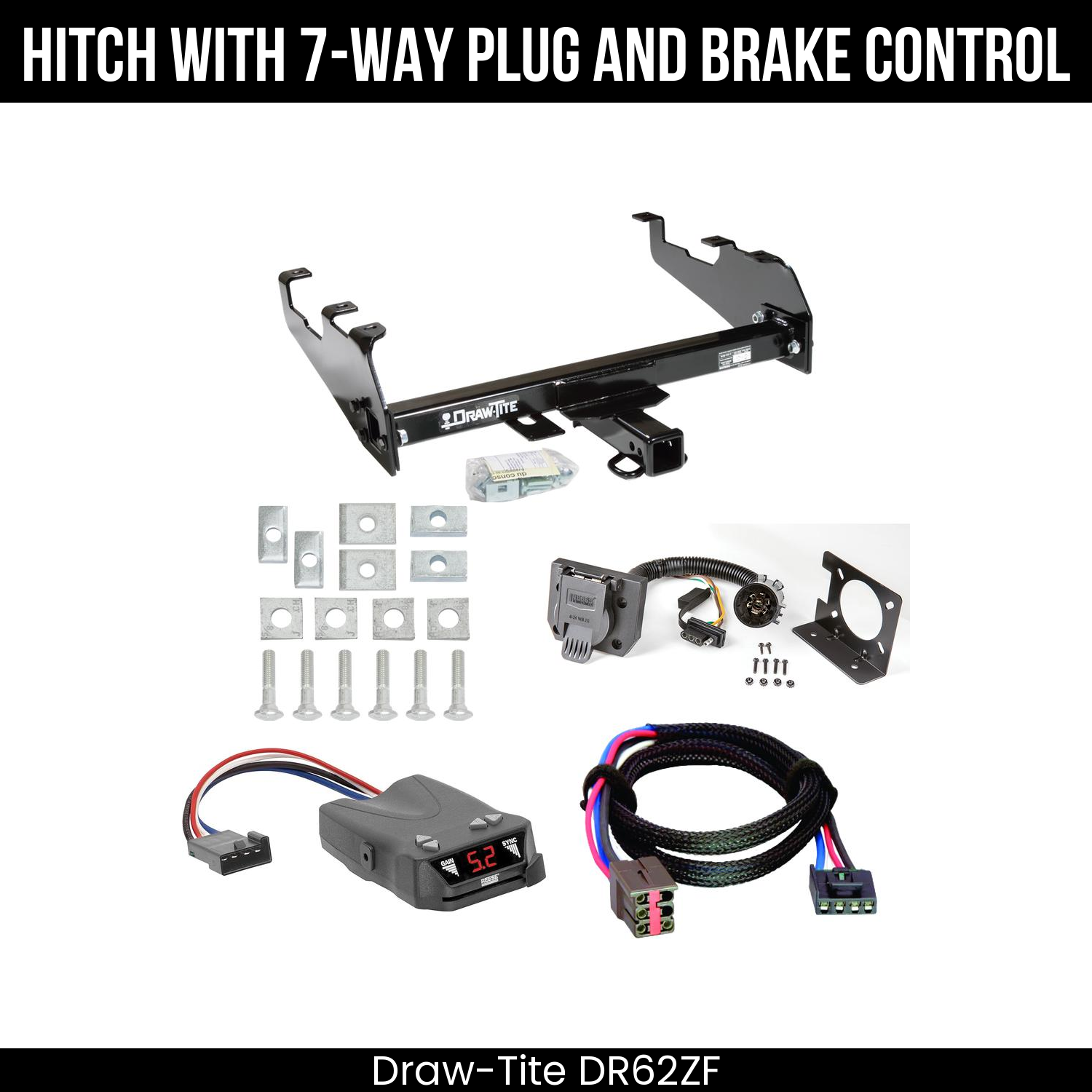 Trailer Hitch , 7-Way , Reese Brakeman IV Brake Control