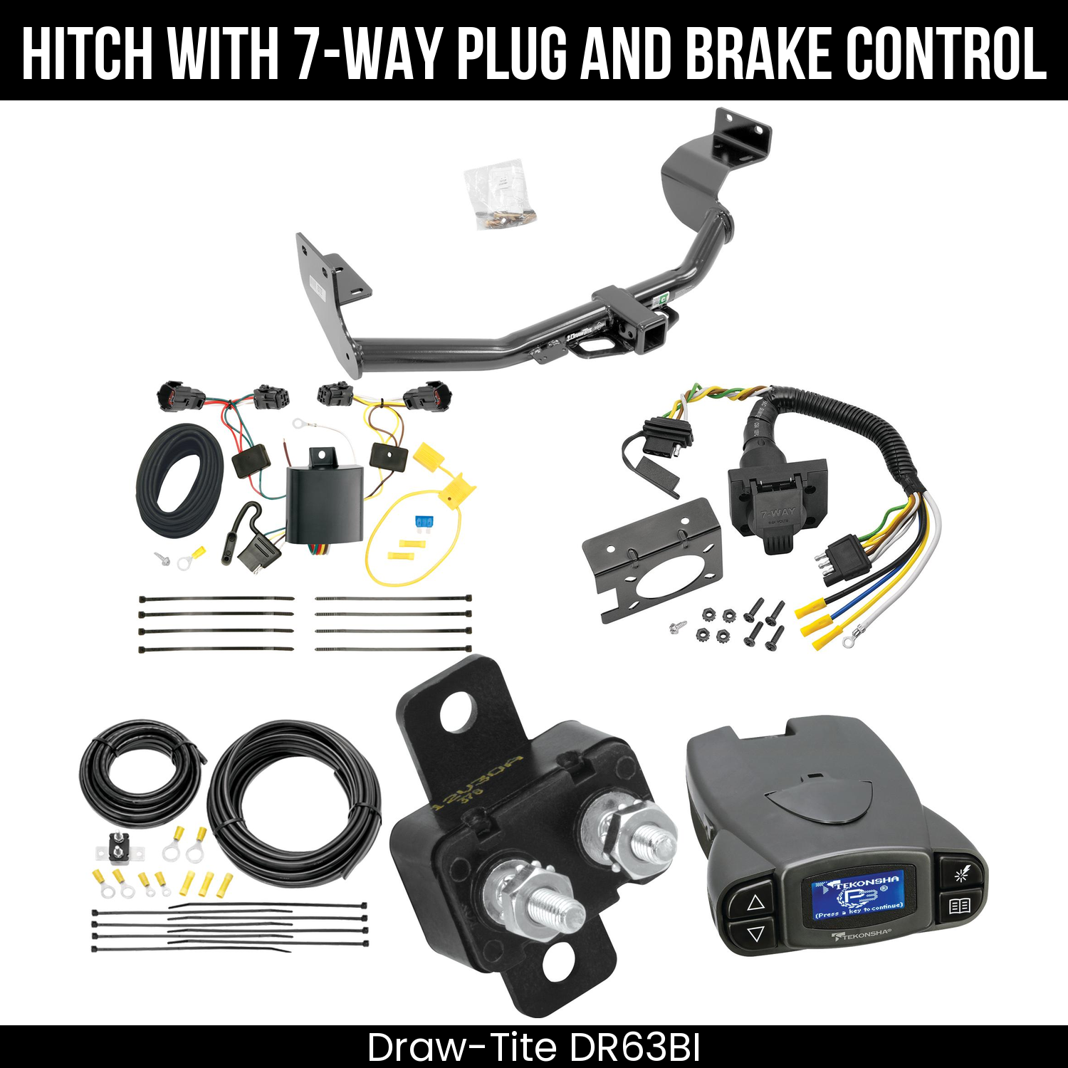 Trailer Hitch , 7-Way , Tekonsha Prodigy P3 Brake Control