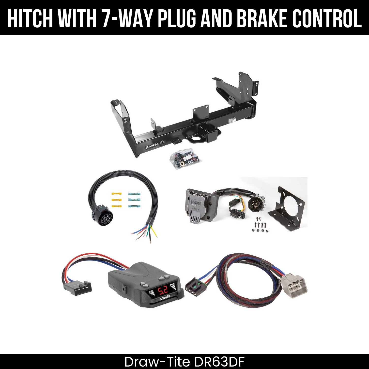 Trailer Hitch , 7-Way , Draw-Tite Activator IV Brake Control