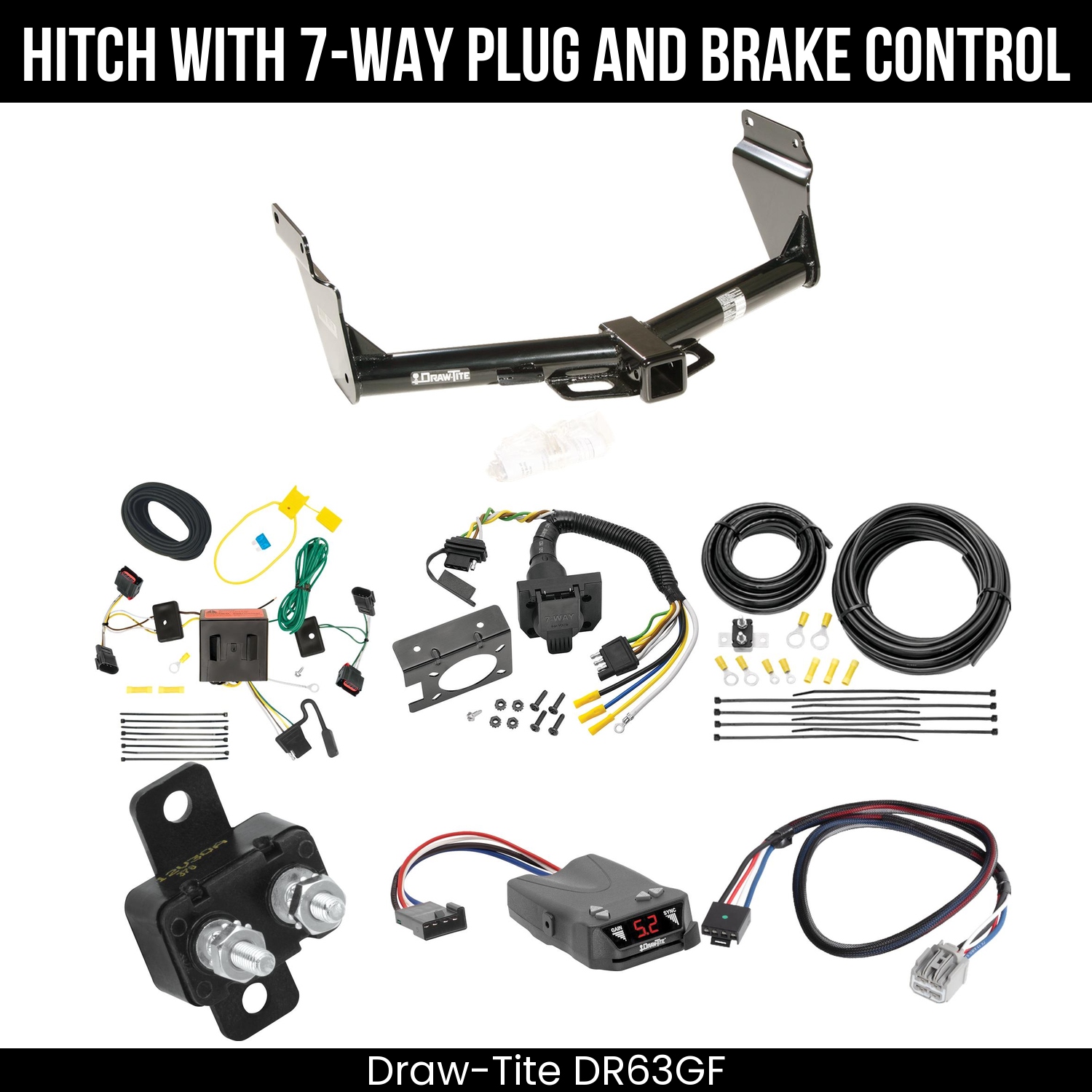 Trailer Hitch , 7-Way , Draw-Tite Activator IV Brake Control