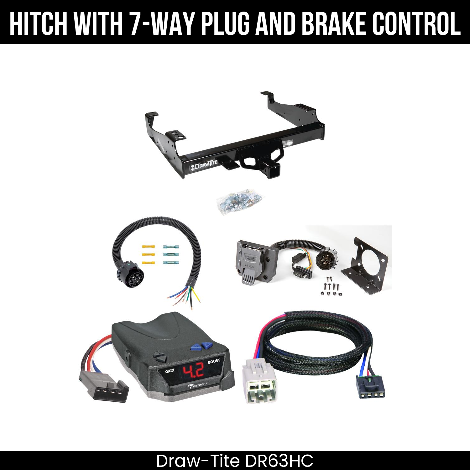 Trailer Hitch , 7-Way , Tekonsha Brake EVN Control