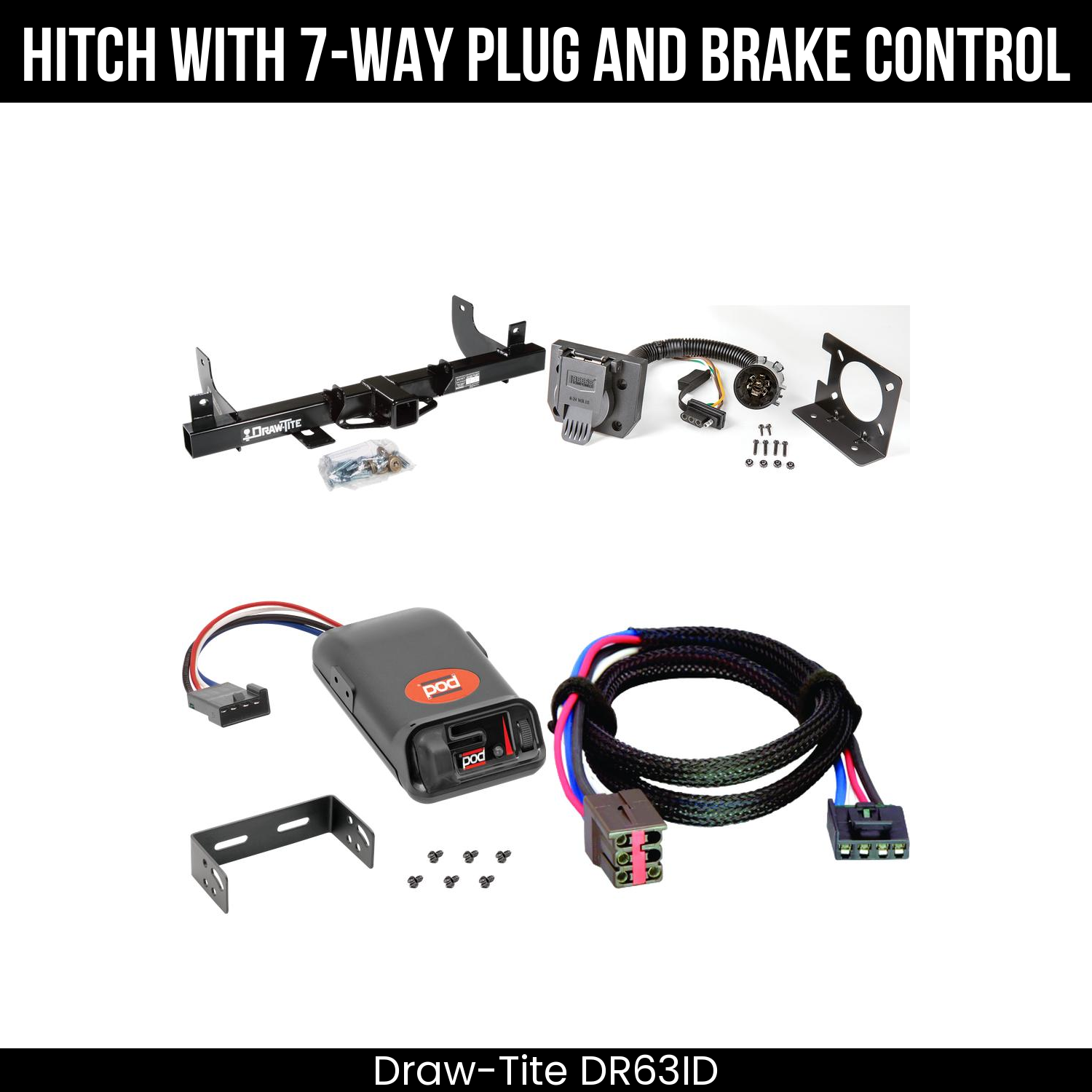 Trailer Hitch , 7-Way , Pro Series POD Brake Control