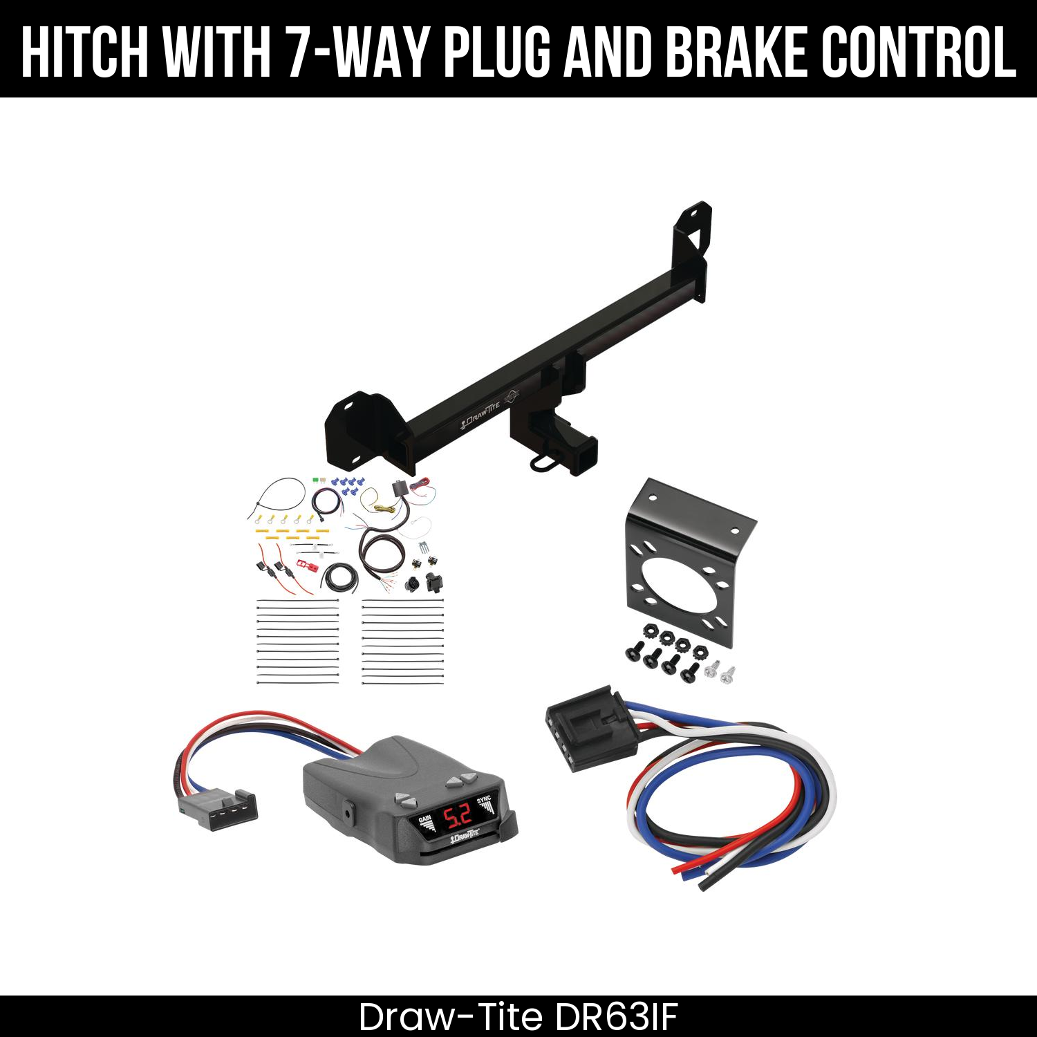 Trailer Hitch , 7-Way , Draw-Tite Activator IV Brake Control