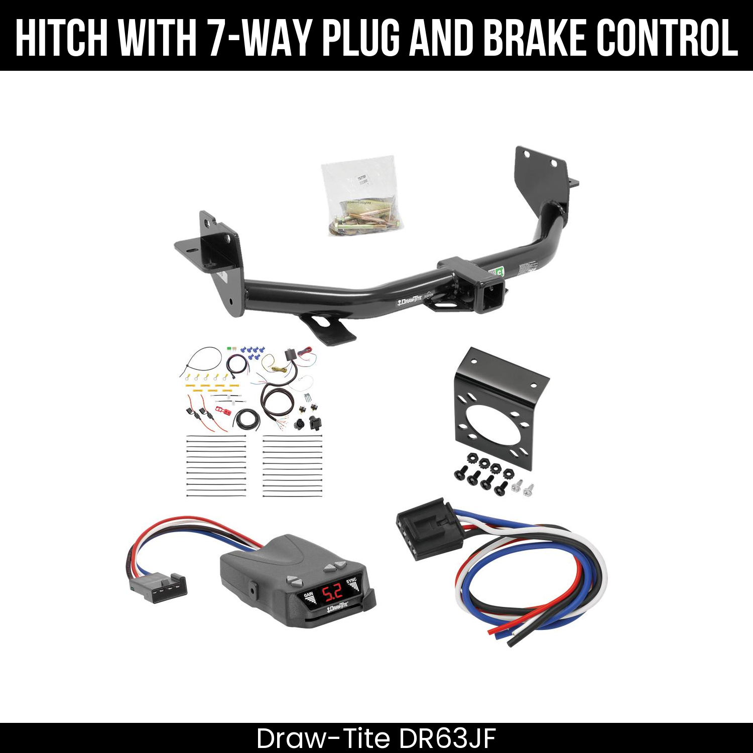 Trailer Hitch , 7-Way , Draw-Tite Activator IV Brake Control