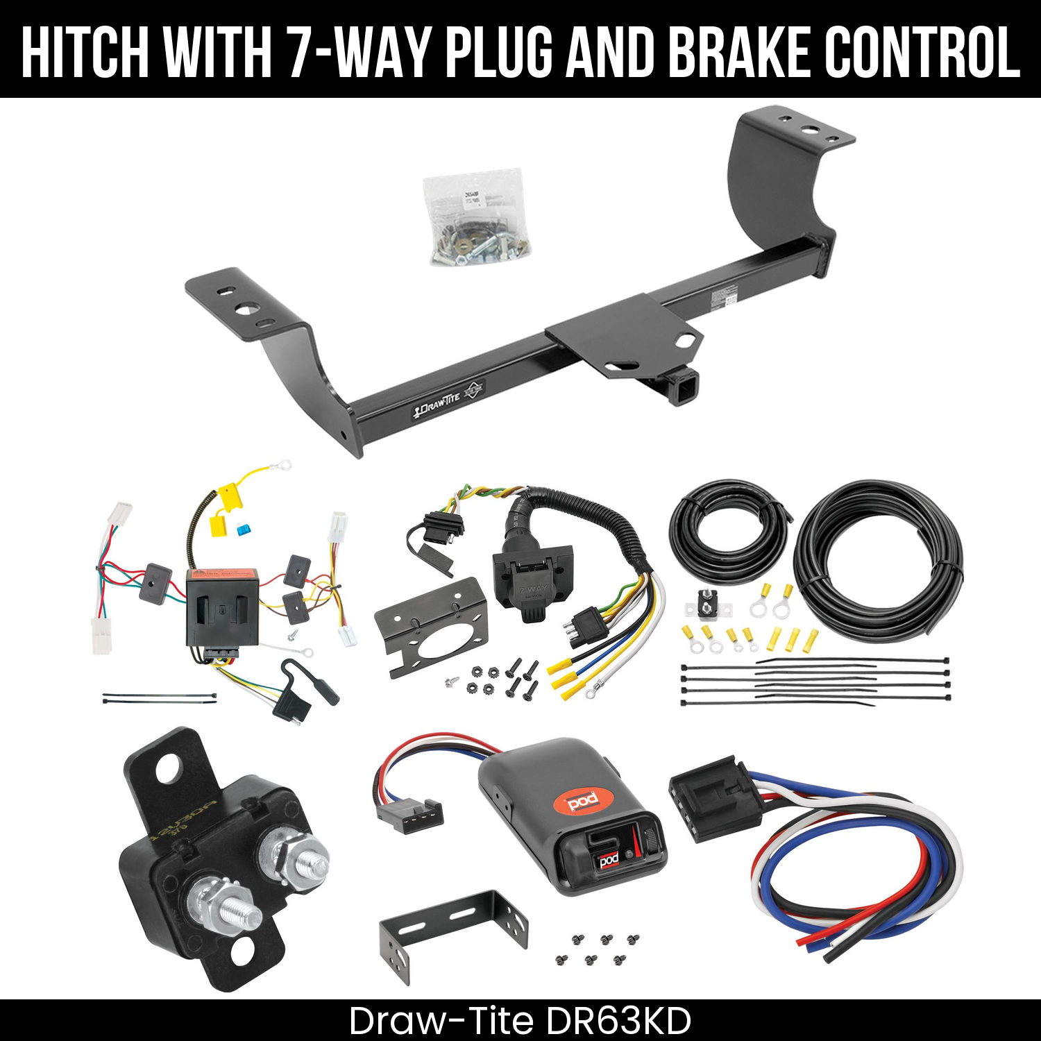 Trailer Hitch , 7-Way , Pro Series POD Brake Control