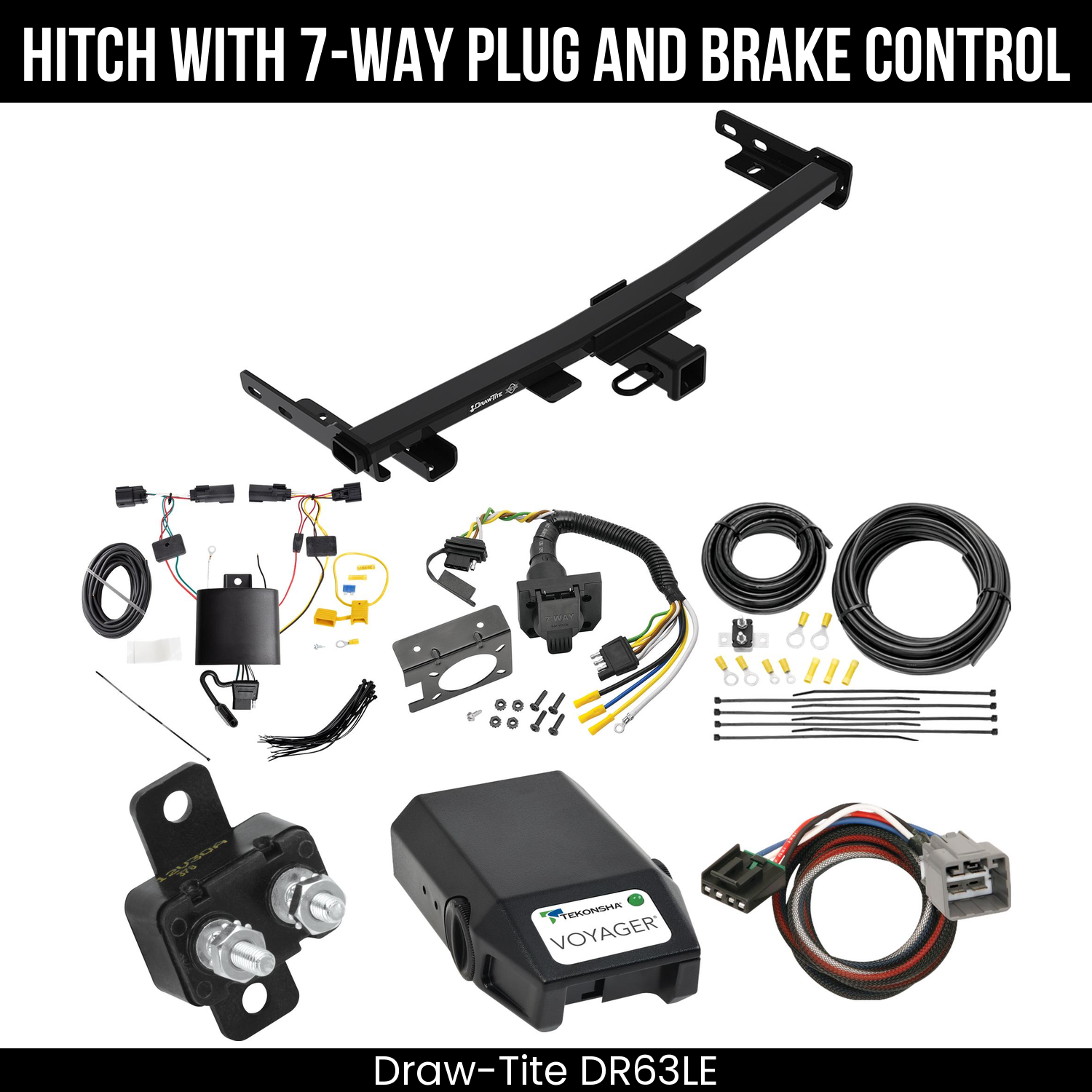 Trailer Hitch , 7-Way , Tekonsha Voyager Brake Control